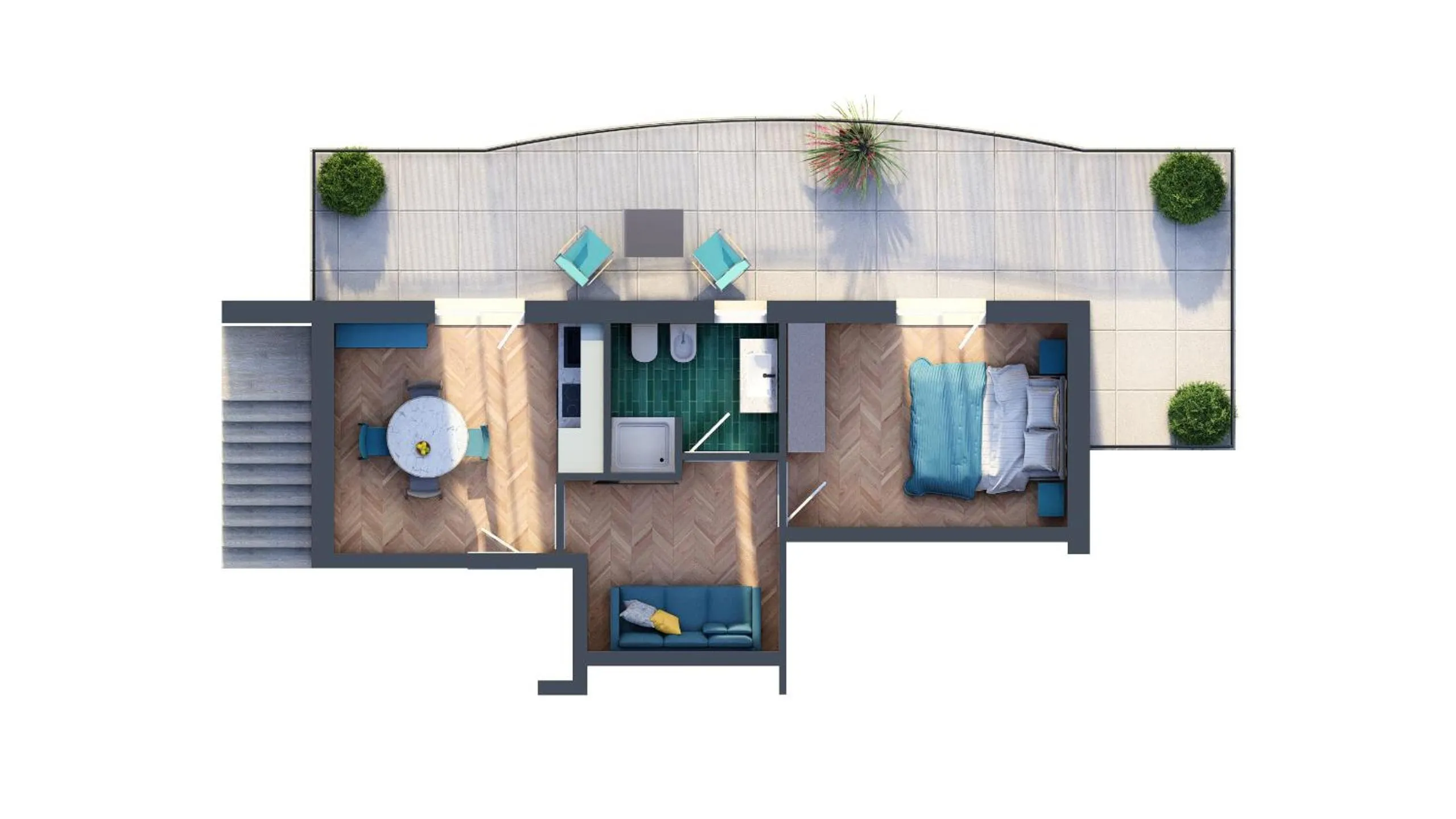 Floor plan in Residence il Girasole 1