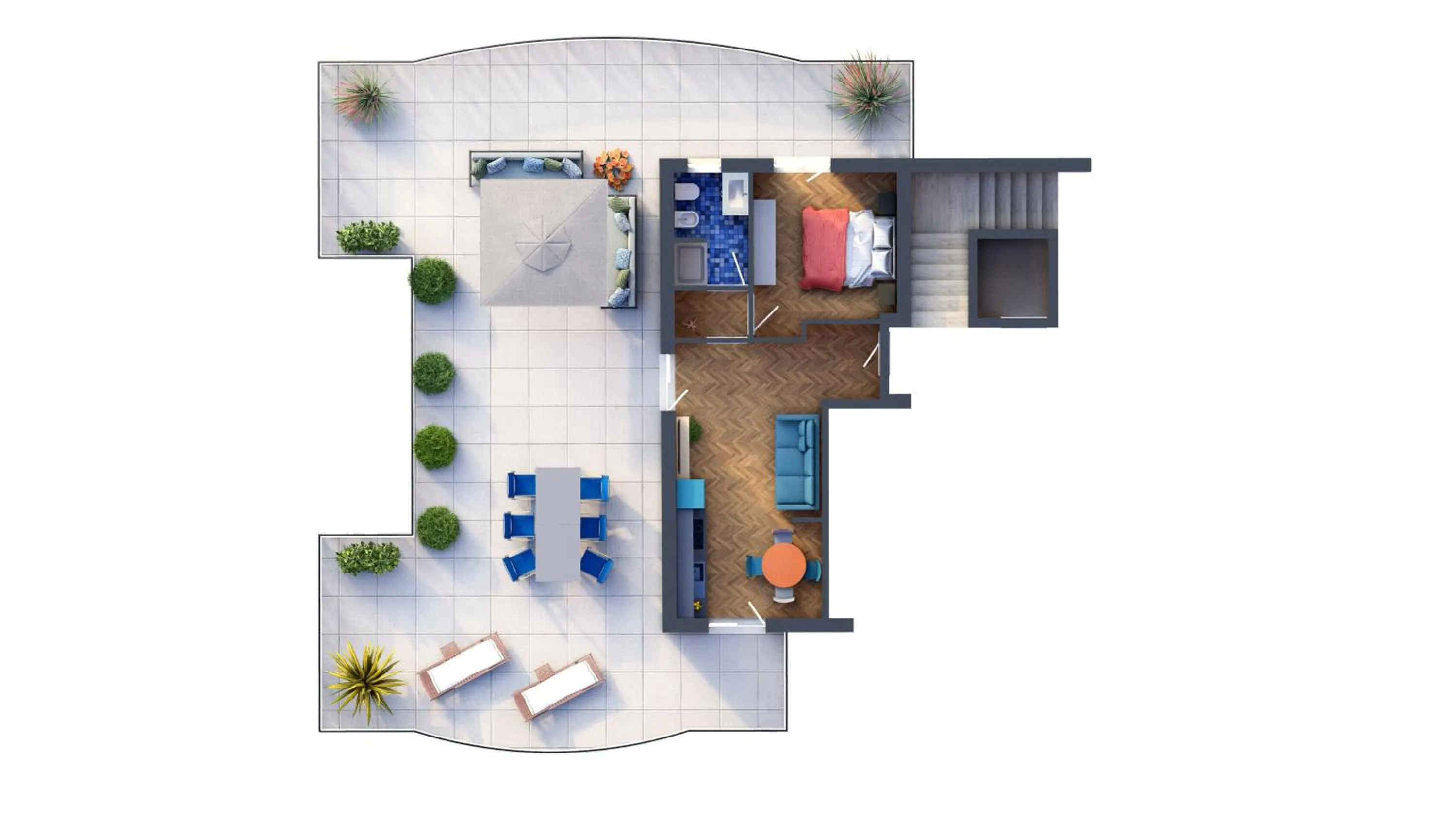 Floor plan in Residence il Girasole 1