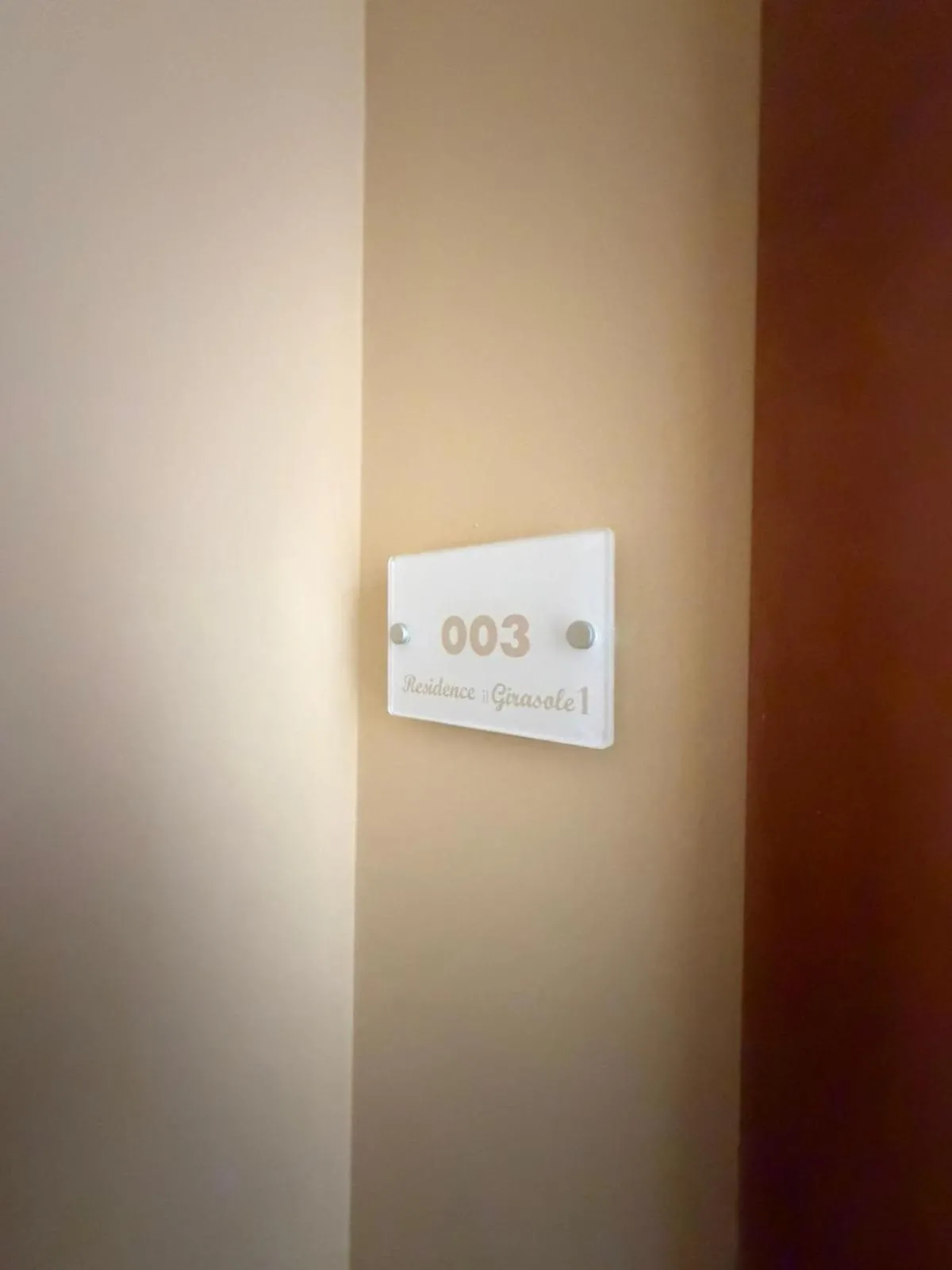 Text overlay in Residence il Girasole 1