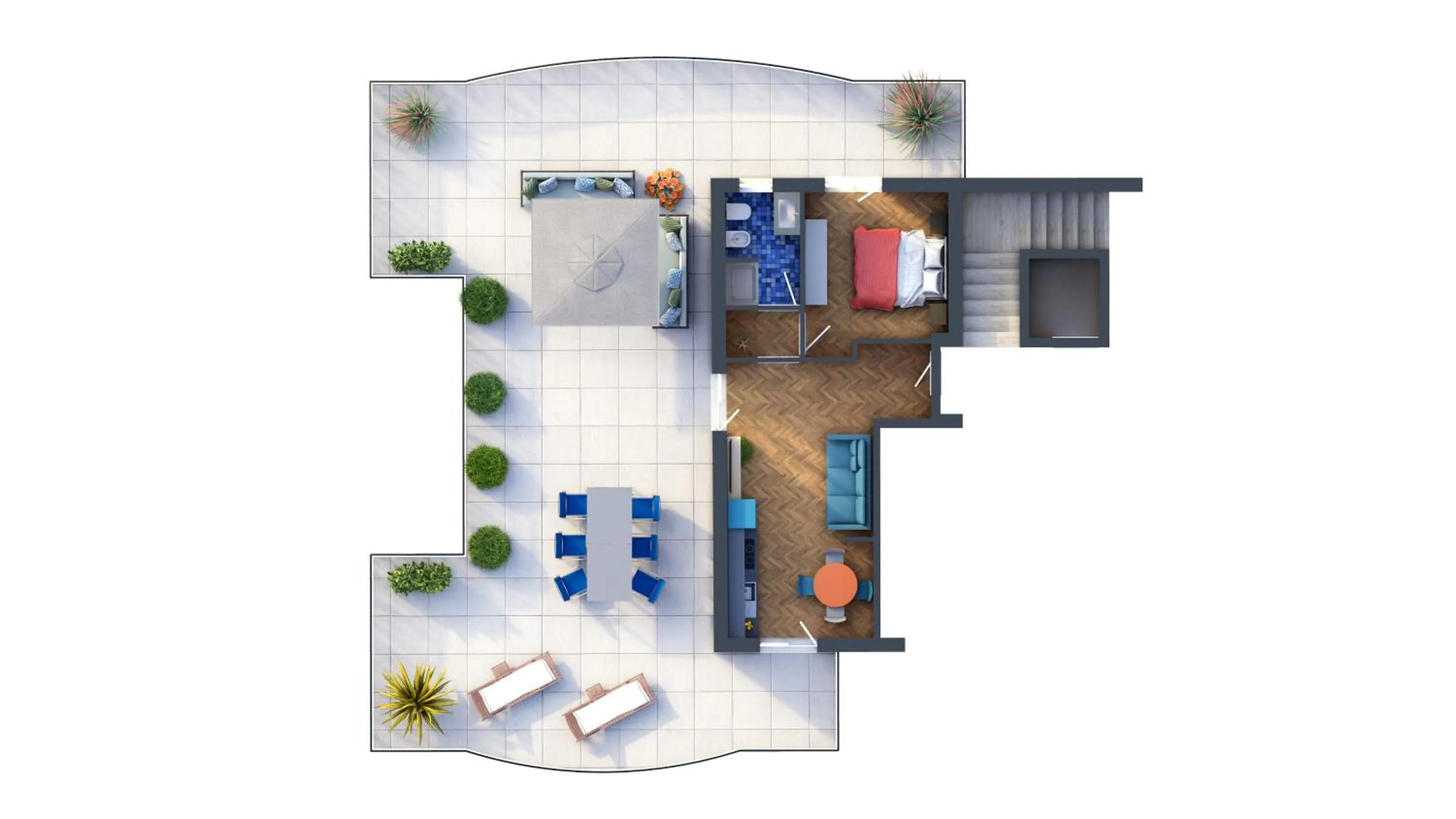 Floor plan in Residence il Girasole 1