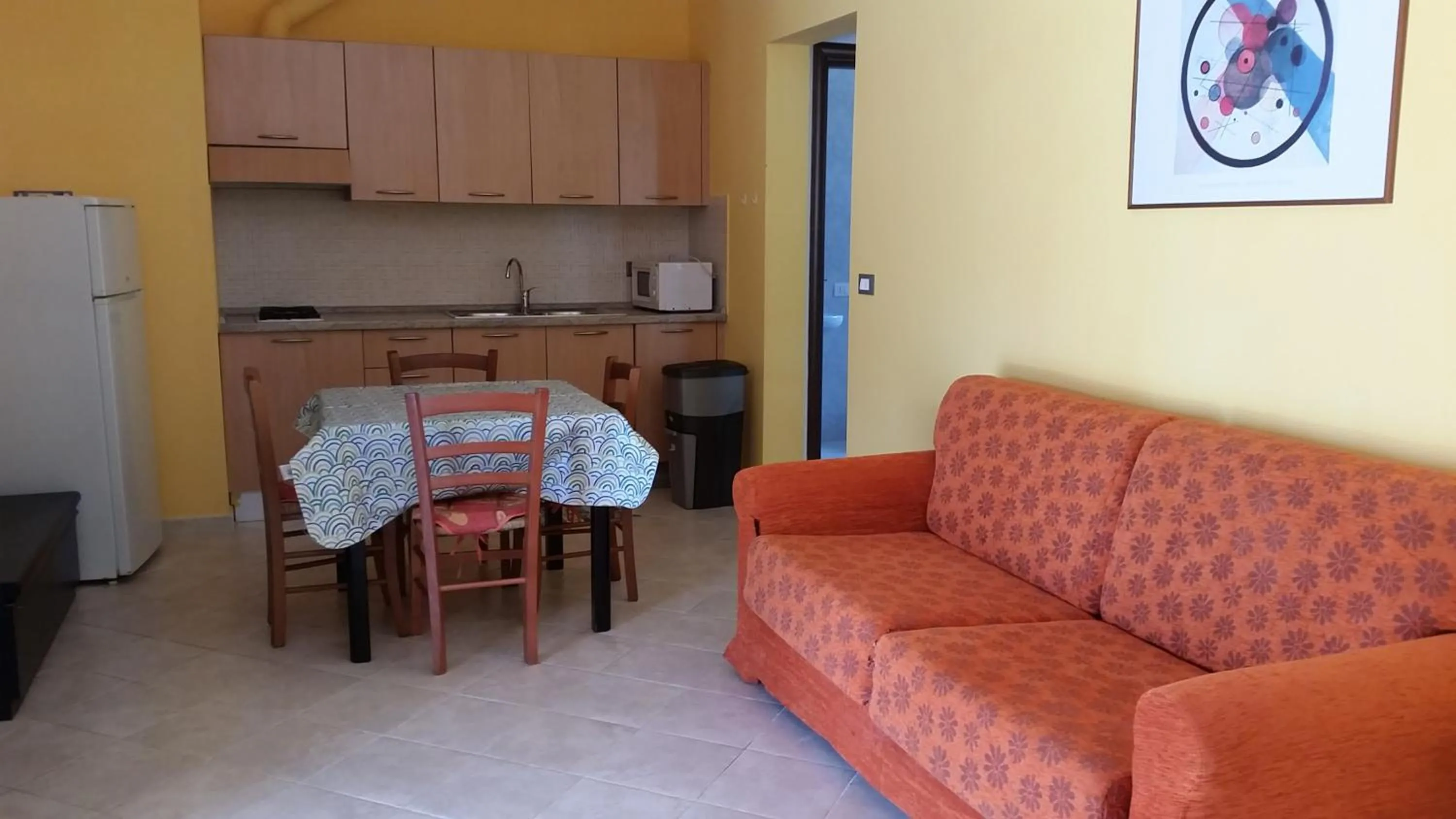 Seating area in La palma vacanze