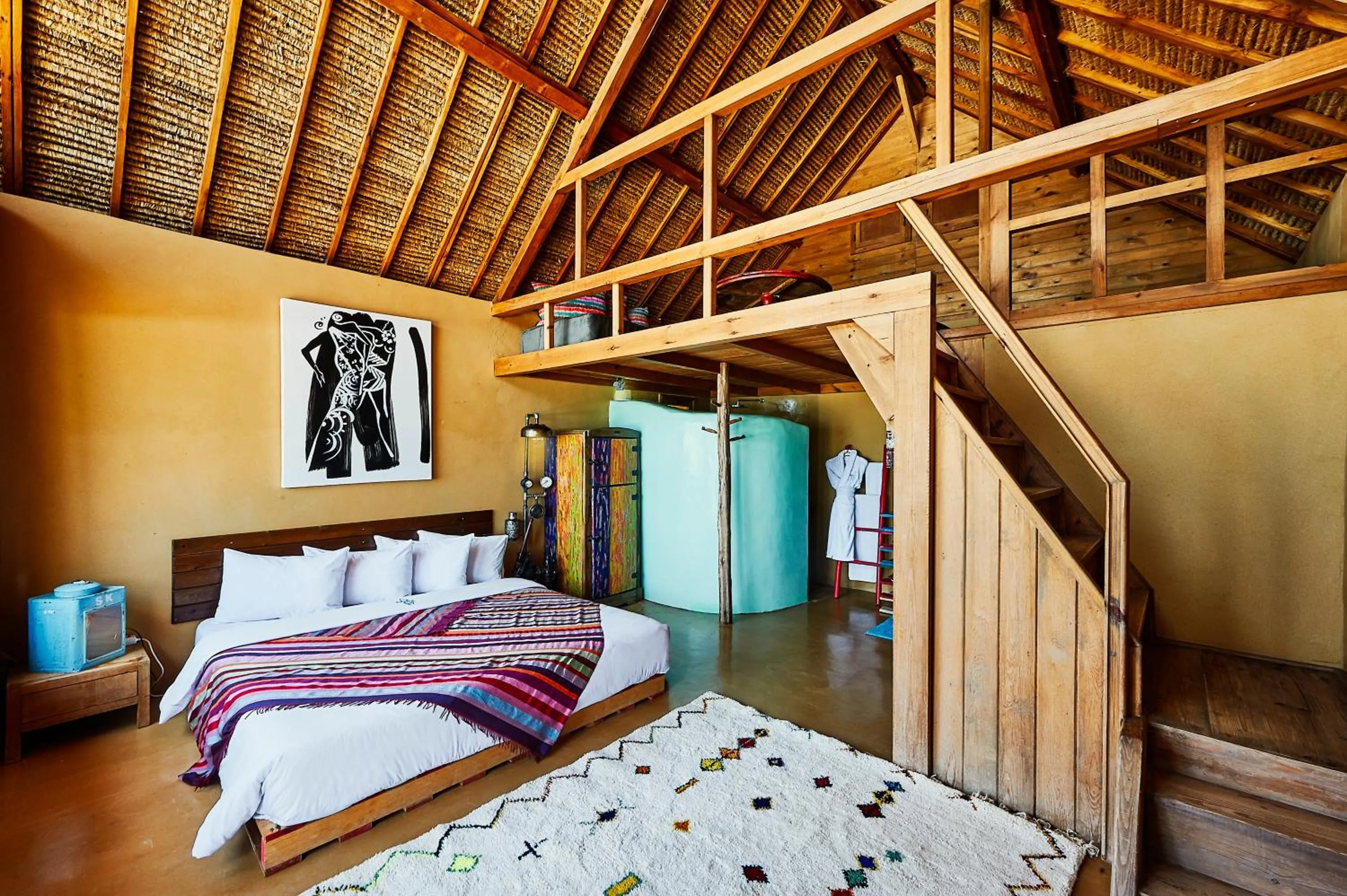 Bathroom, Bed in Westpoint Dakhla