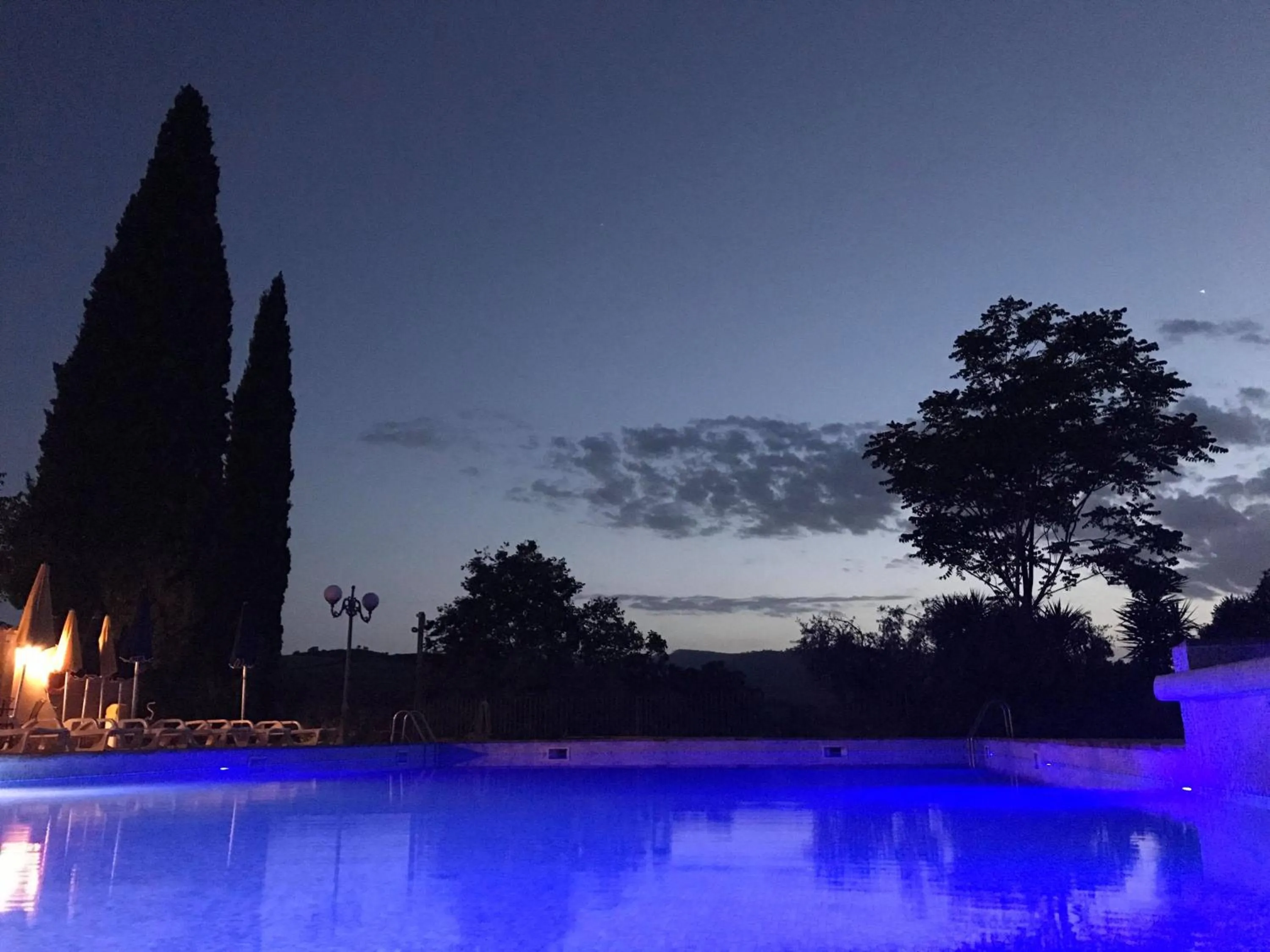 Night in Villa Tasca