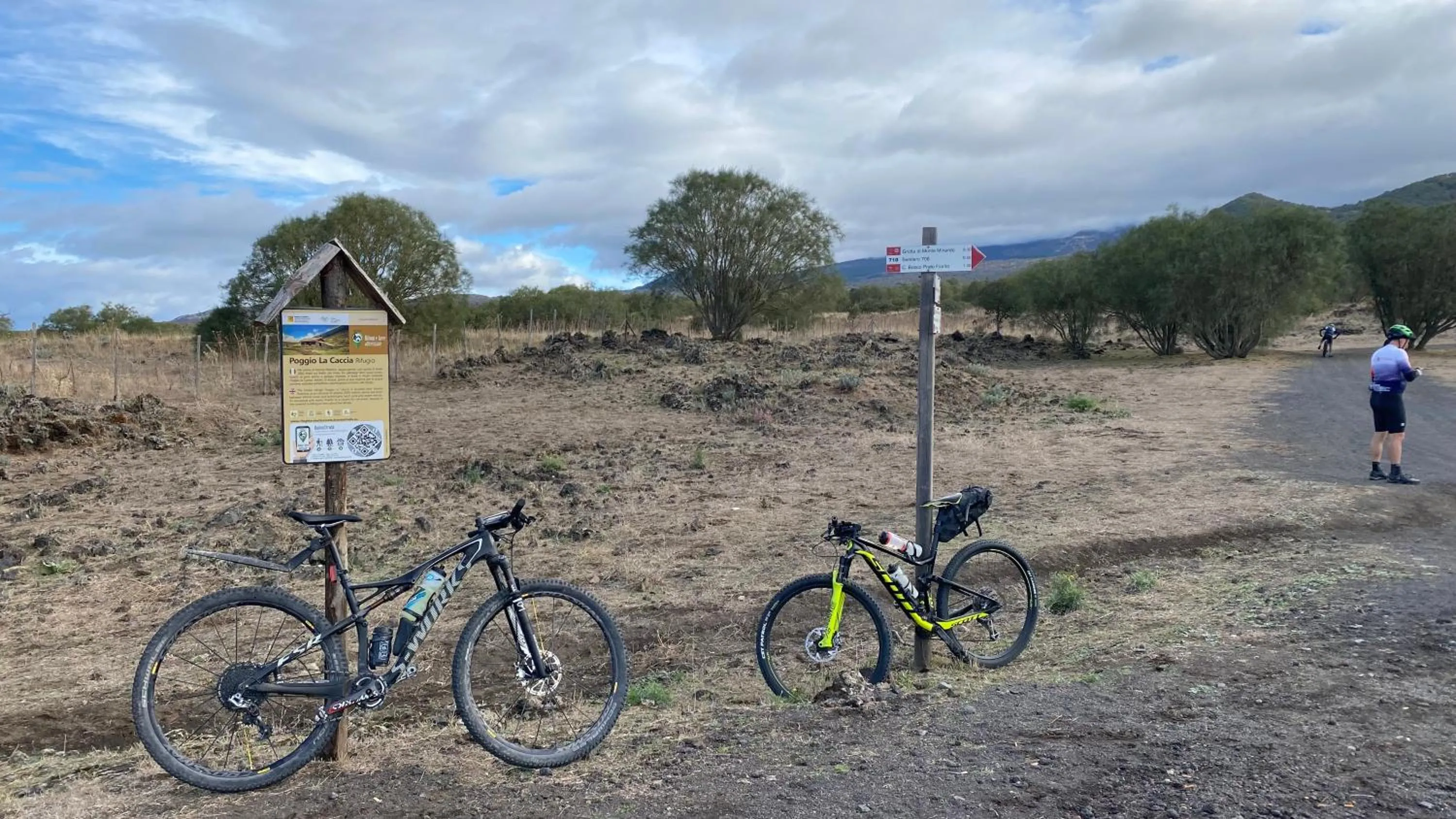 Natural landscape in Villa Tasca