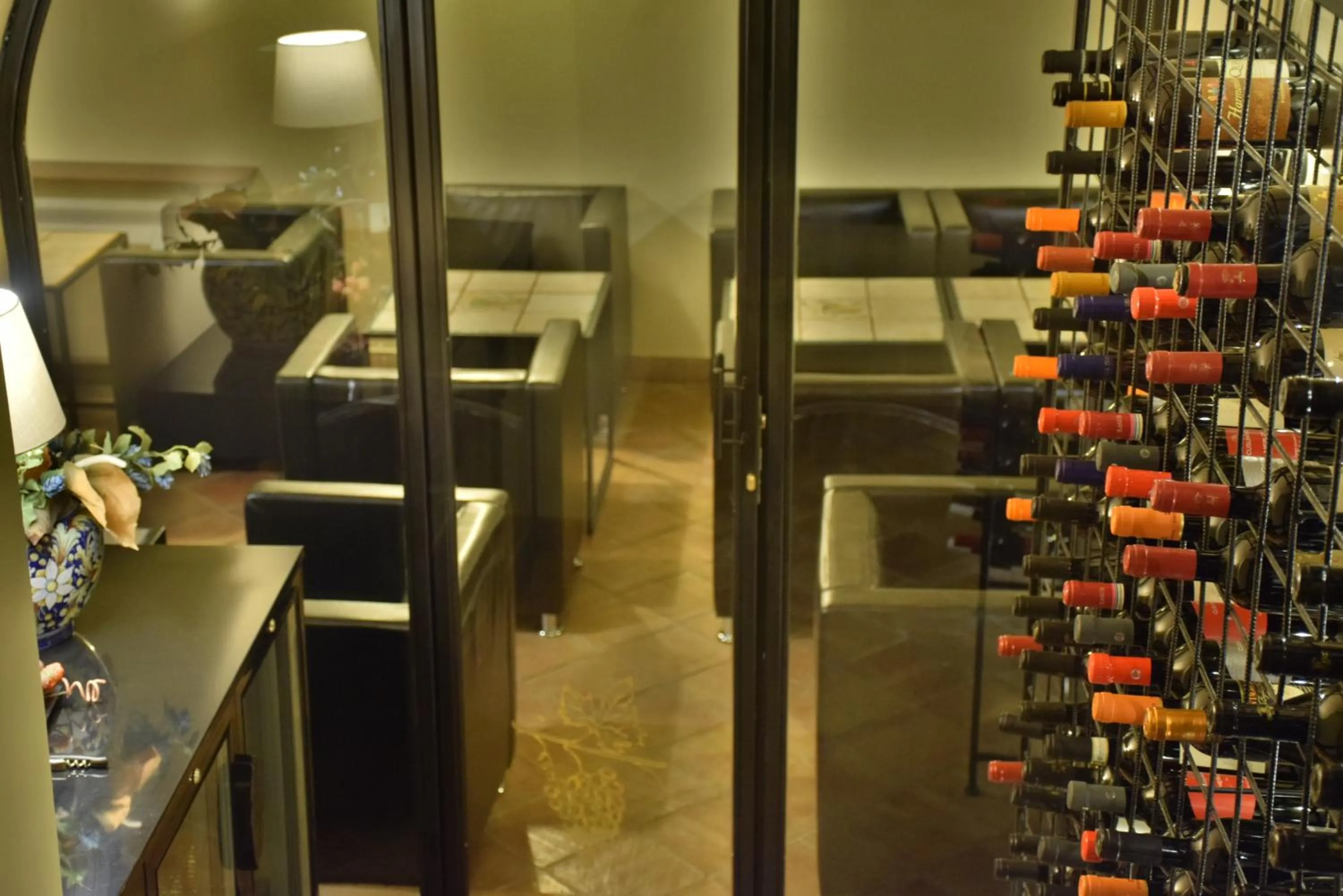 Communal lounge/ TV room in Villa Tasca