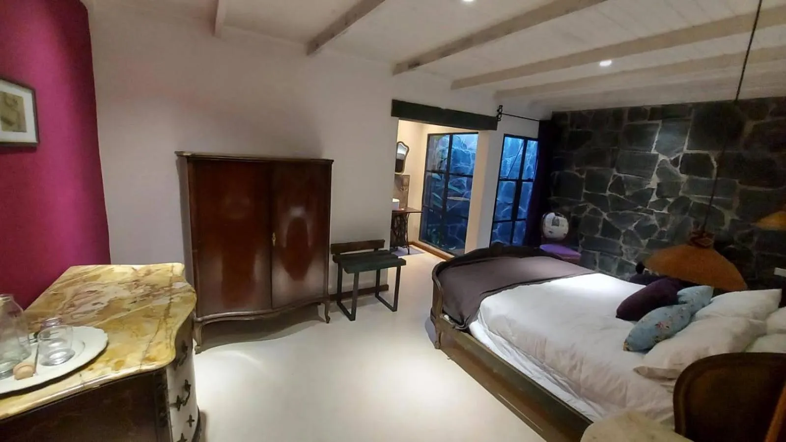 Bed in Rincón Escondido B&B