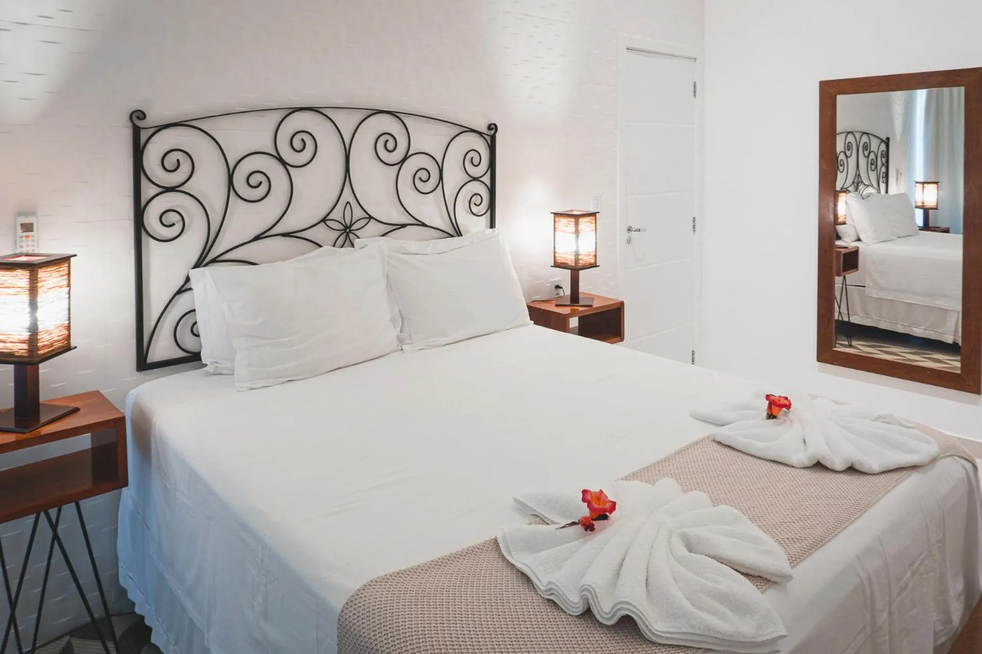 Bedroom, Bed in Pousada Amanhecer