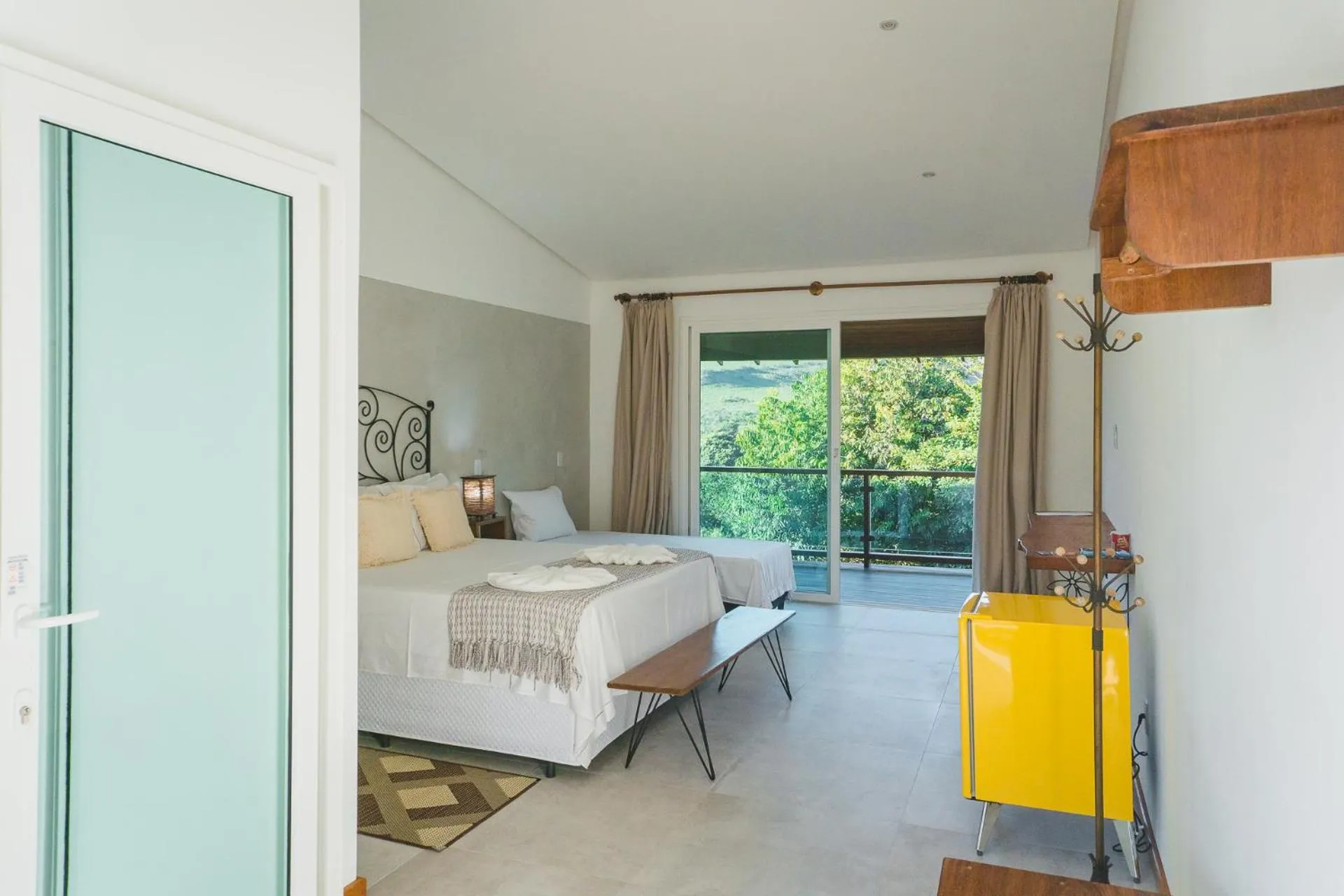 Bedroom, Bed in Pousada Amanhecer