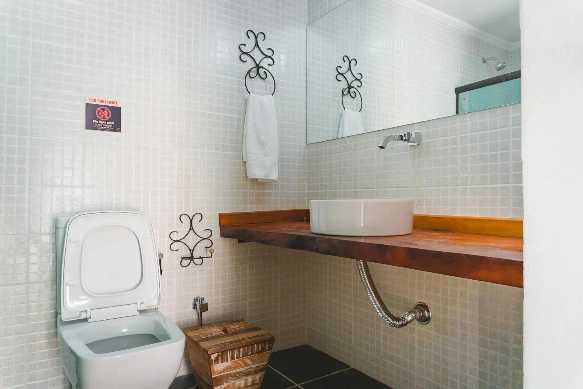 Bathroom in Pousada Amanhecer