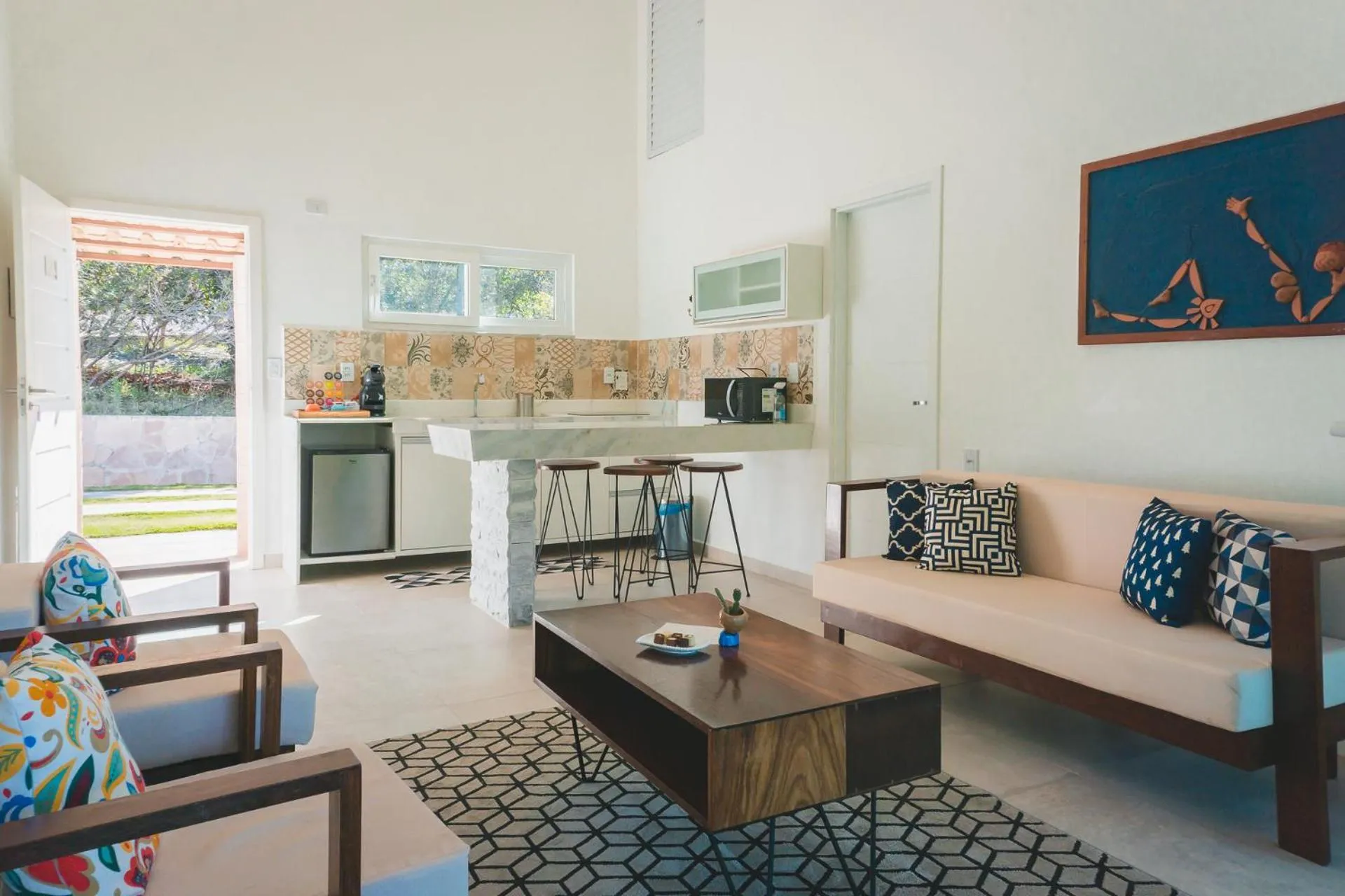 Living room in Pousada Amanhecer