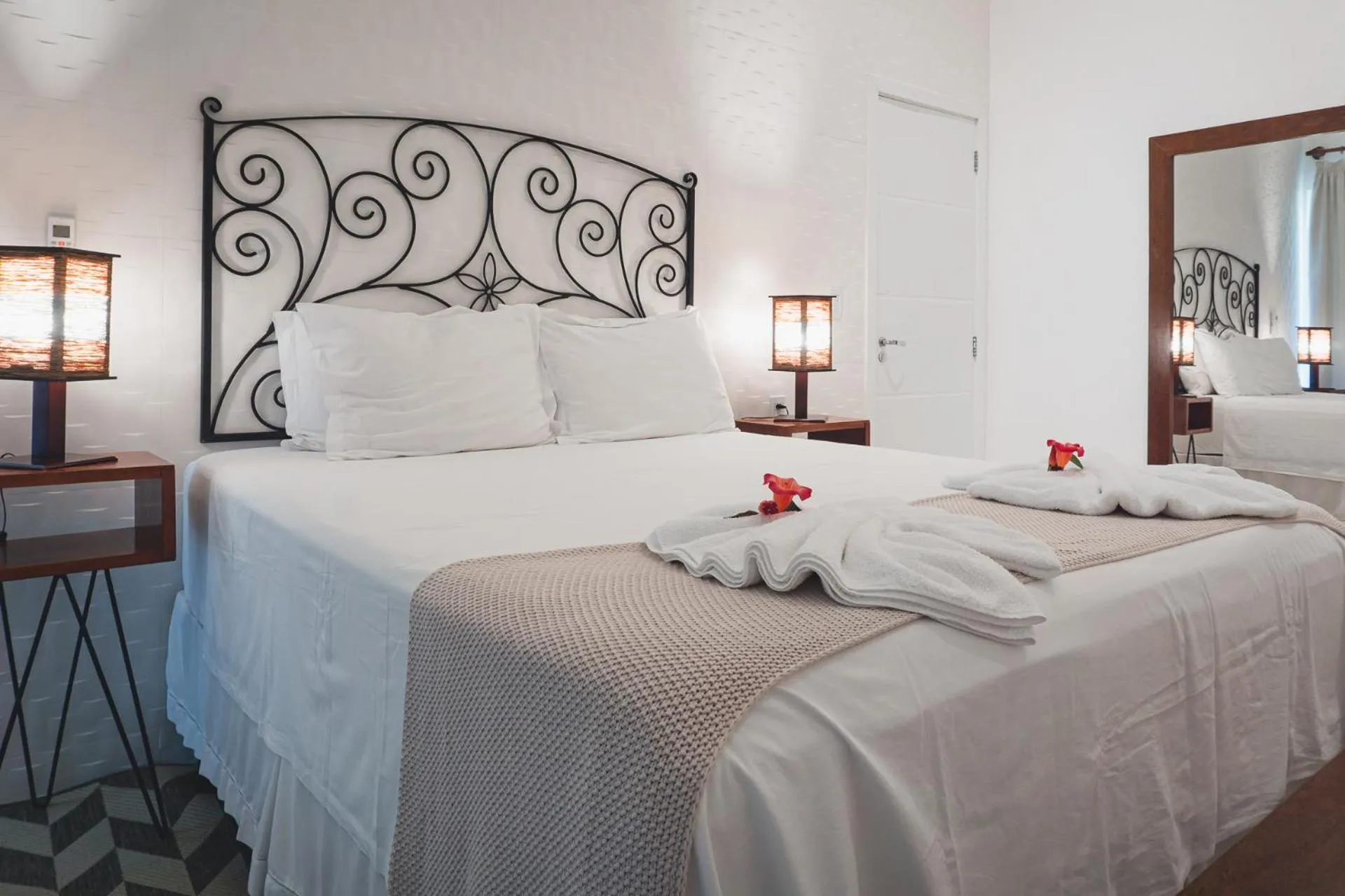 Bedroom, Bed in Pousada Amanhecer