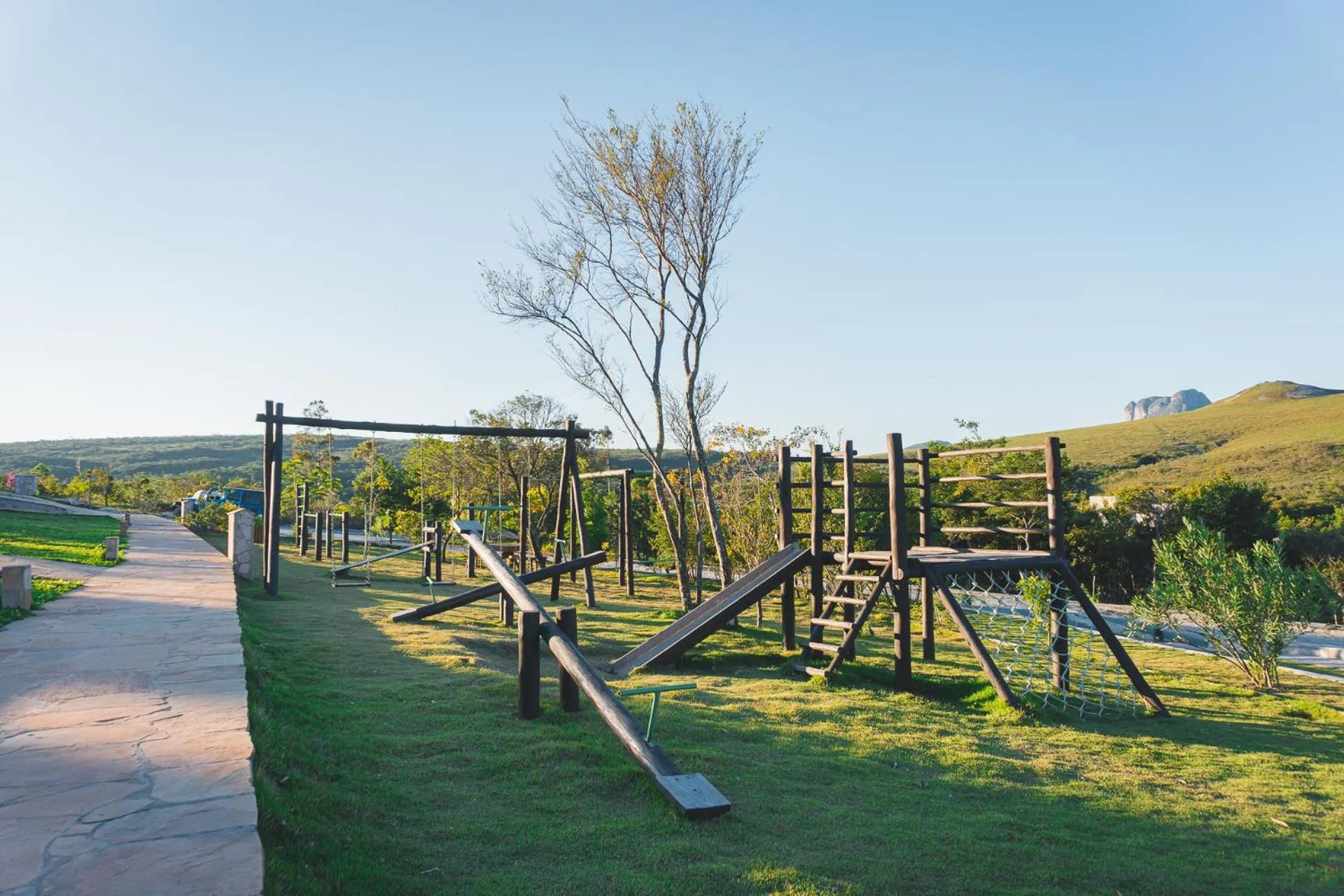 Children play ground in Pousada Amanhecer