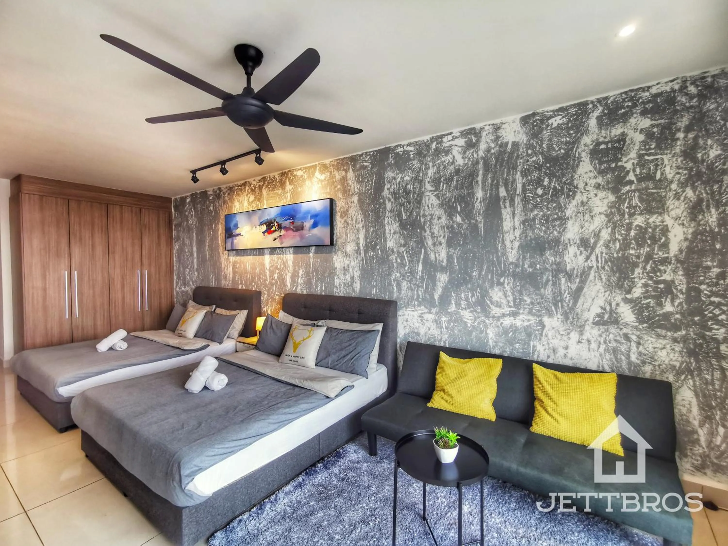 Living room, Bed in KSL D'Esplanade By JettBros Johor Bahru