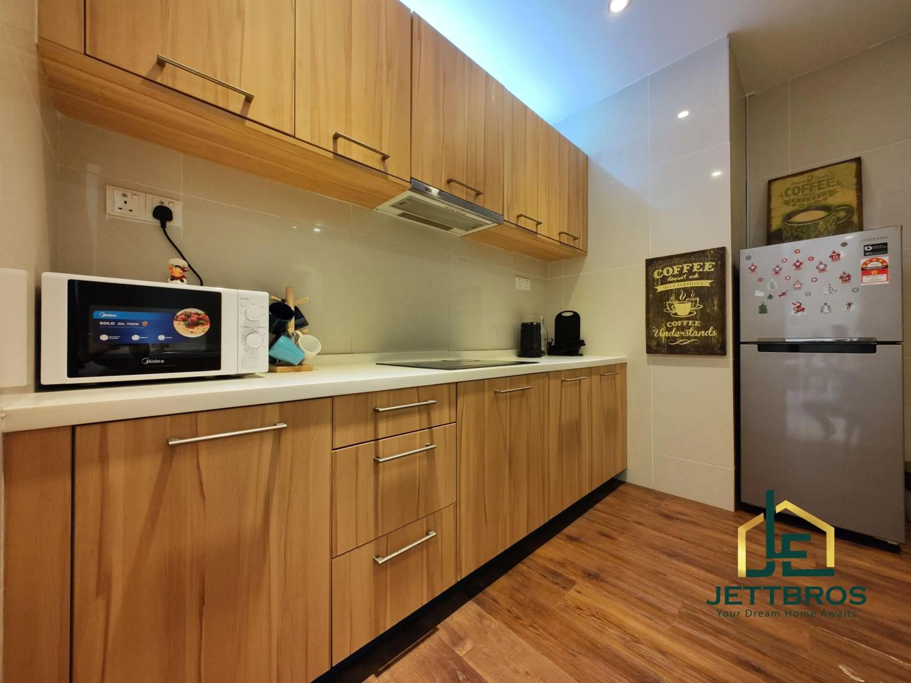 Kitchen or kitchenette in KSL D'Esplanade By JettBros Johor Bahru