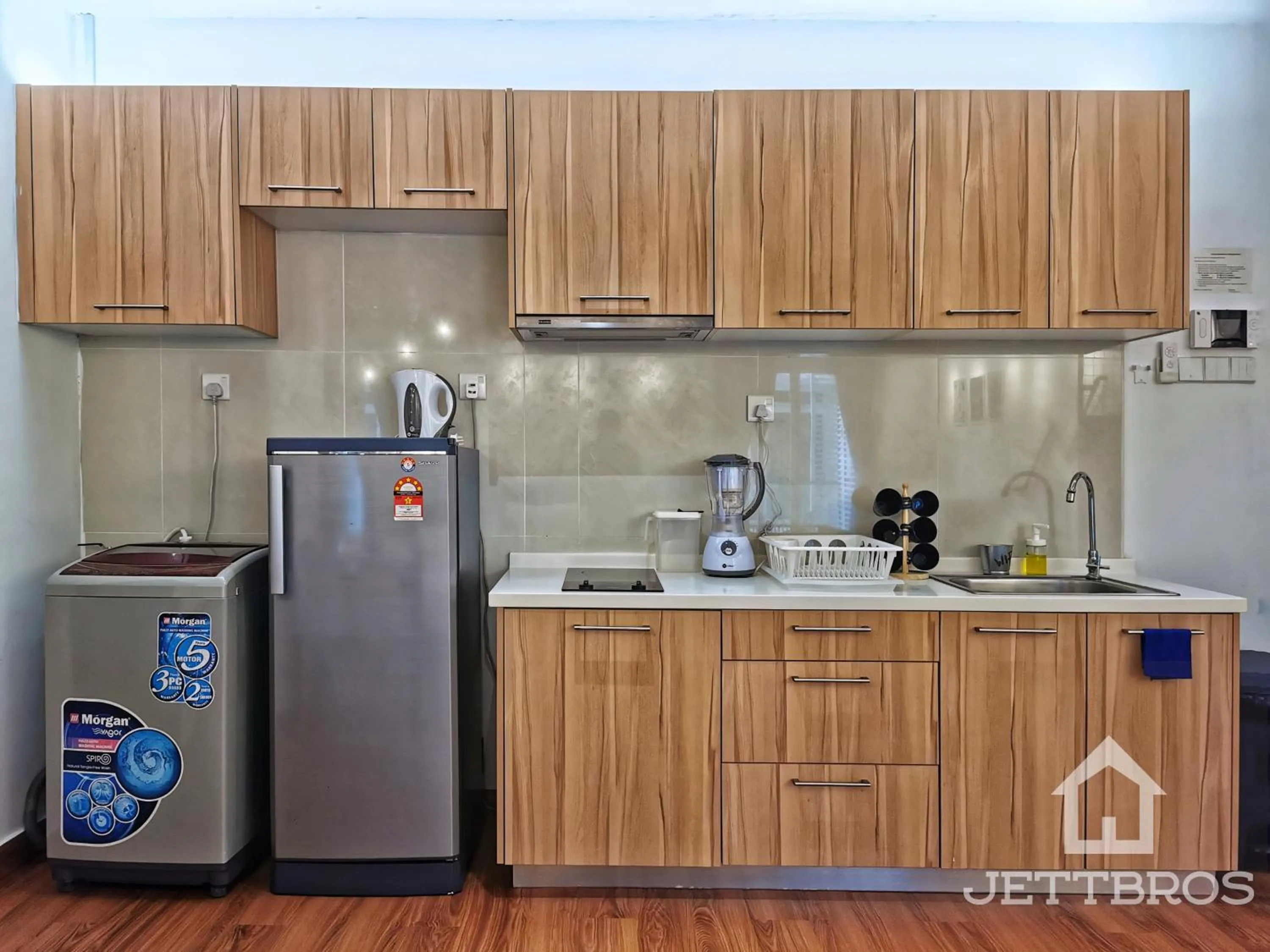 Kitchen or kitchenette in KSL D'Esplanade By JettBros Johor Bahru