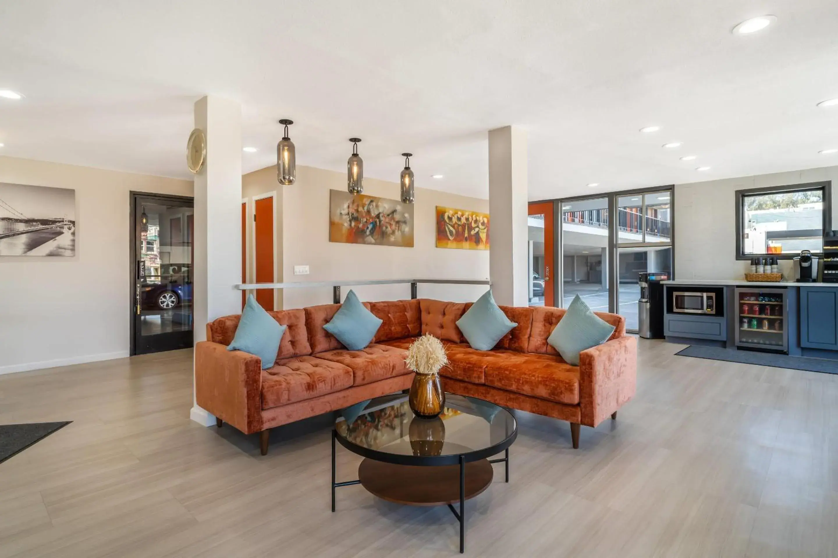 Lobby or reception in La Luna Inn, an Ascend Collection Hotel Lobby or reception in La Luna Inn, an Ascend Collection Hotel