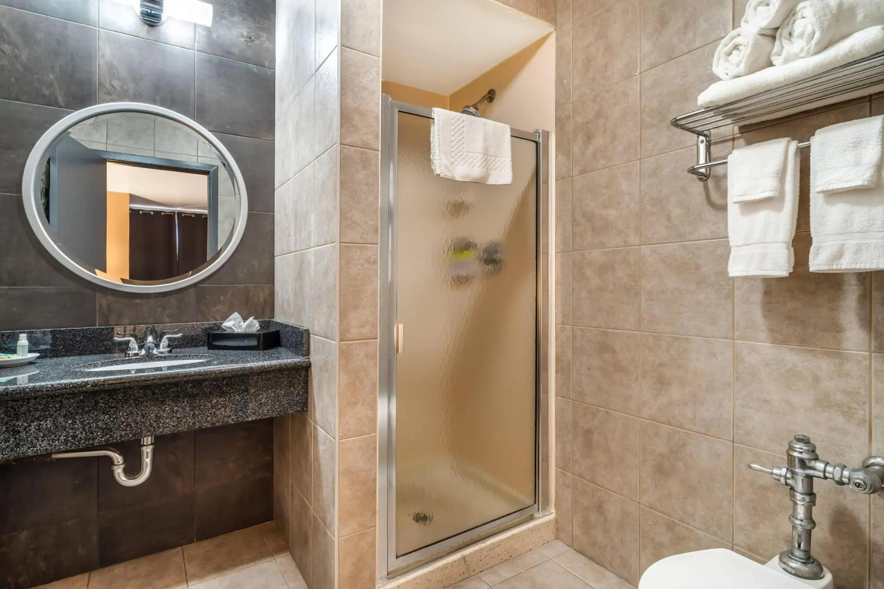 Bedroom in La Luna Inn, an Ascend Collection Hotel Bedroom in La Luna Inn, an Ascend Collection Hotel