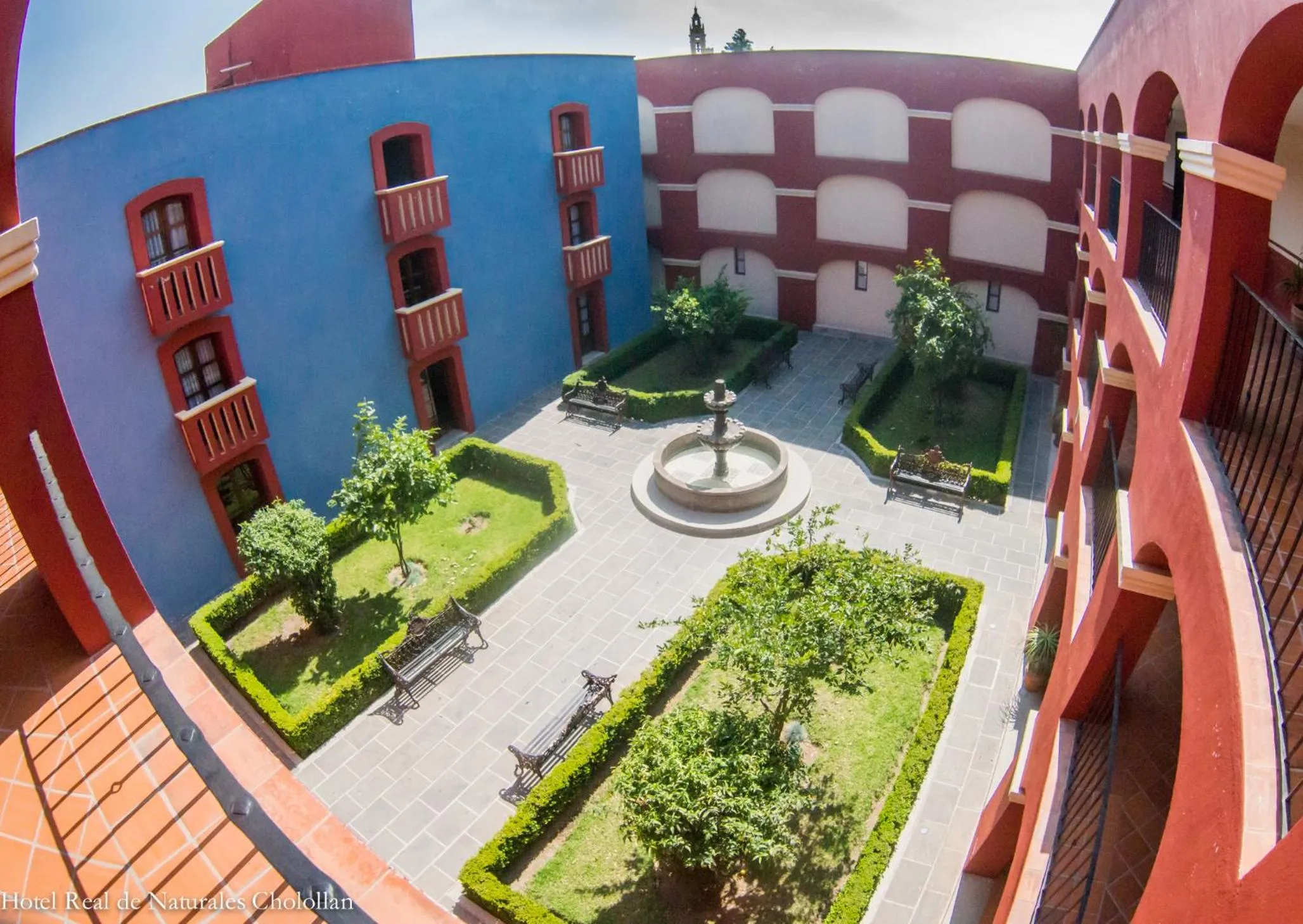 Patio in Hotel Real de Naturales