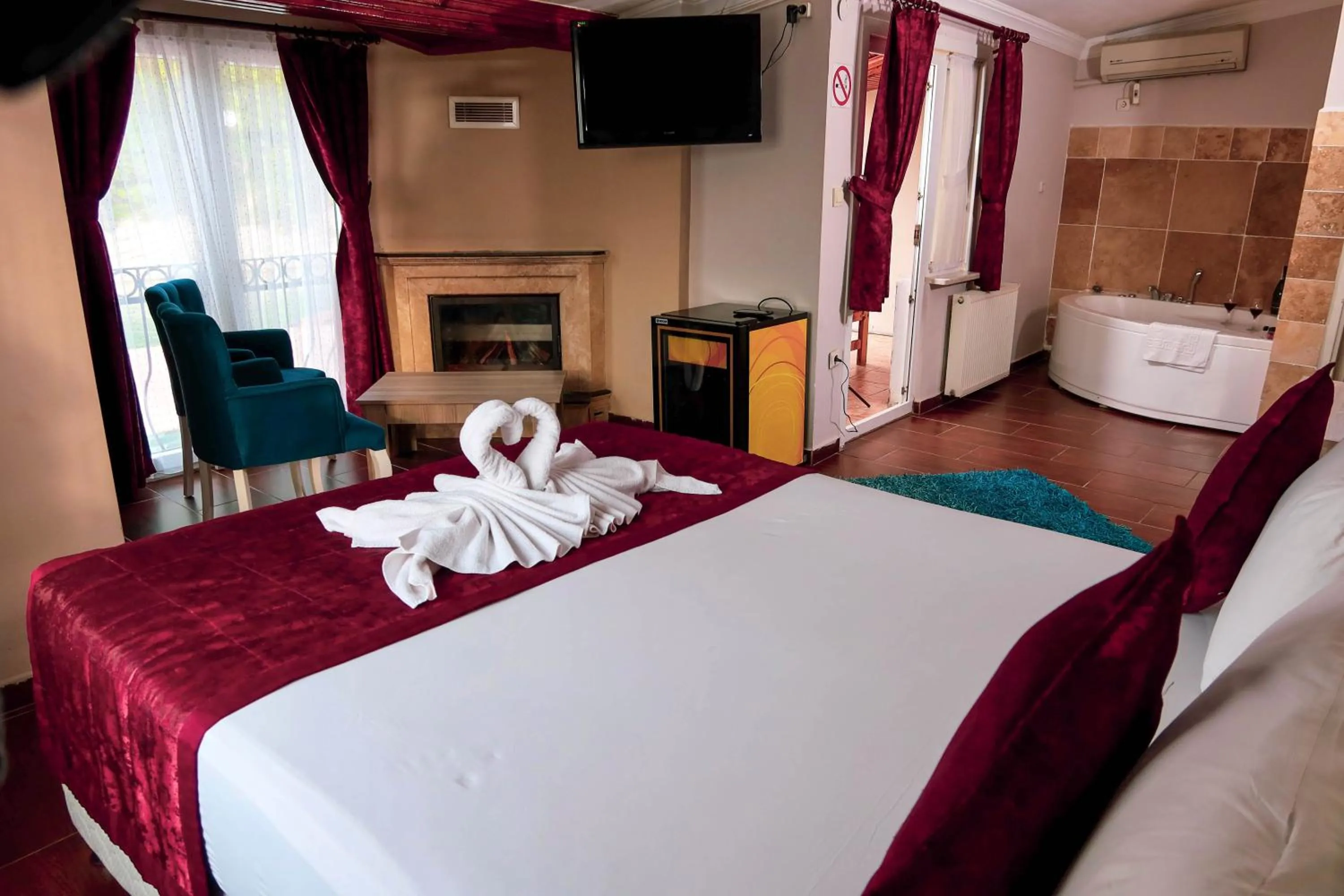 Bed in Ağva Carpediem Otel