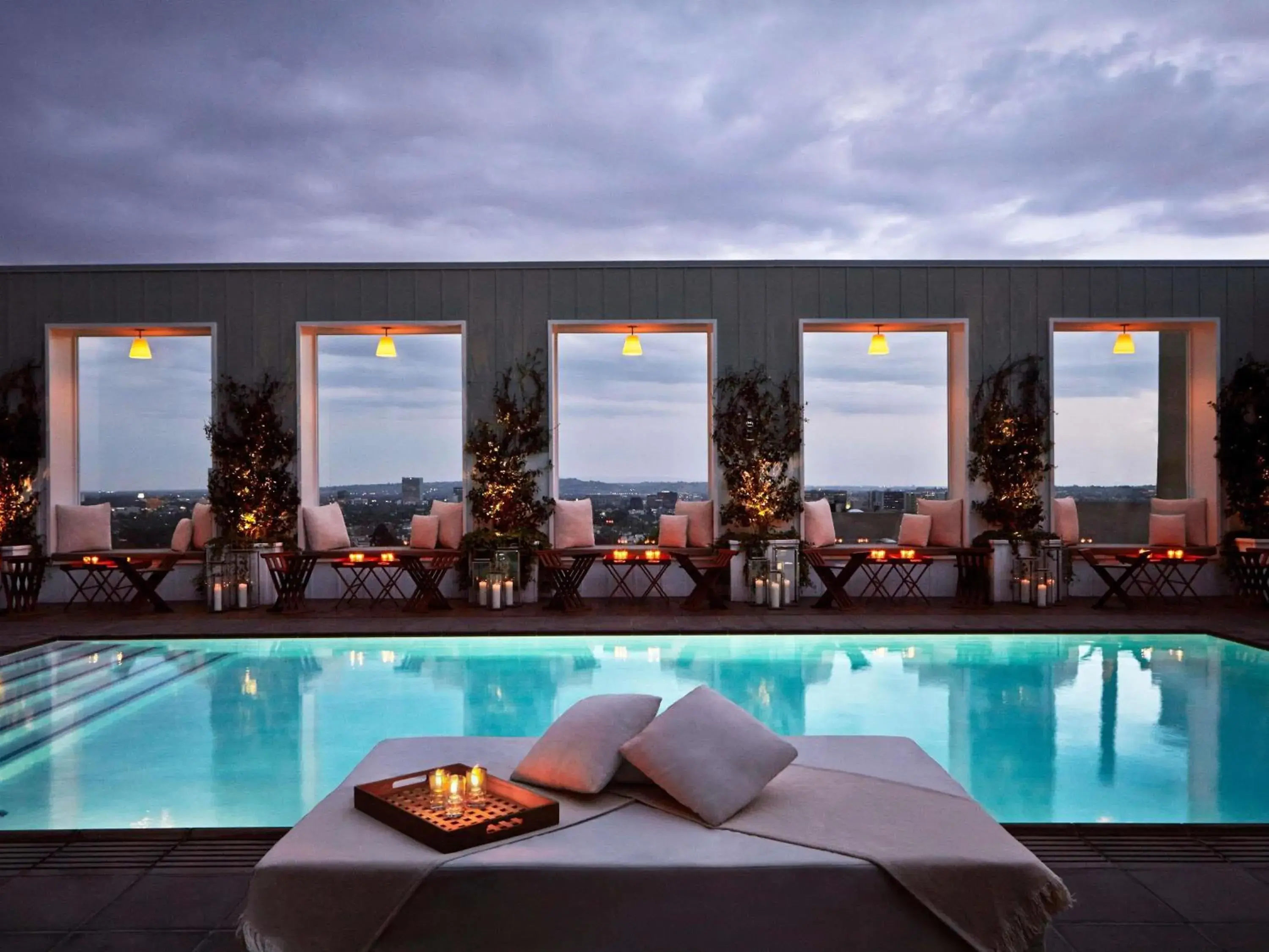 Property building in Mondrian Los Angeles Property building in Mondrian Los Angeles