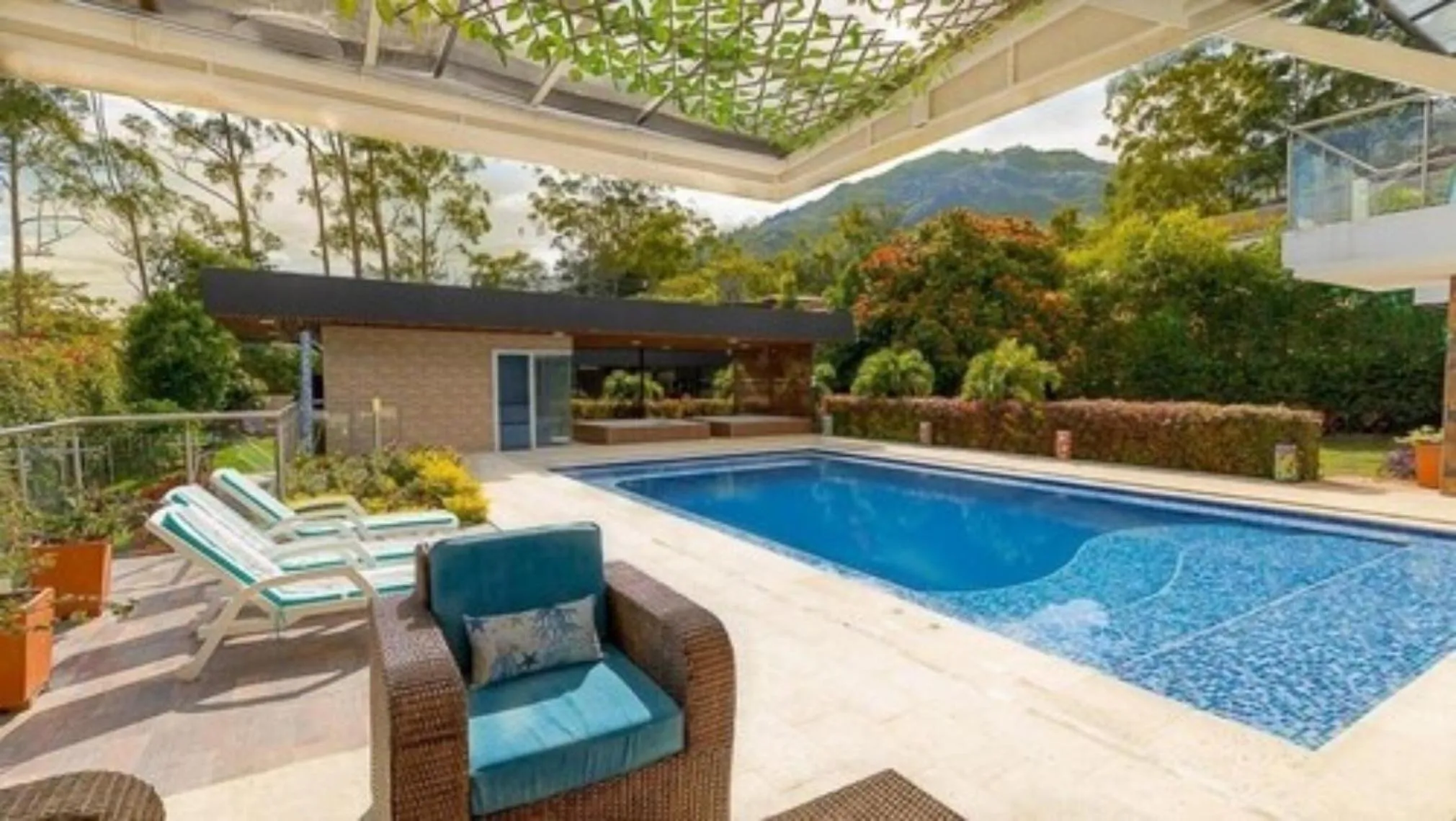 Pool view in Libertg Hotels Medellin