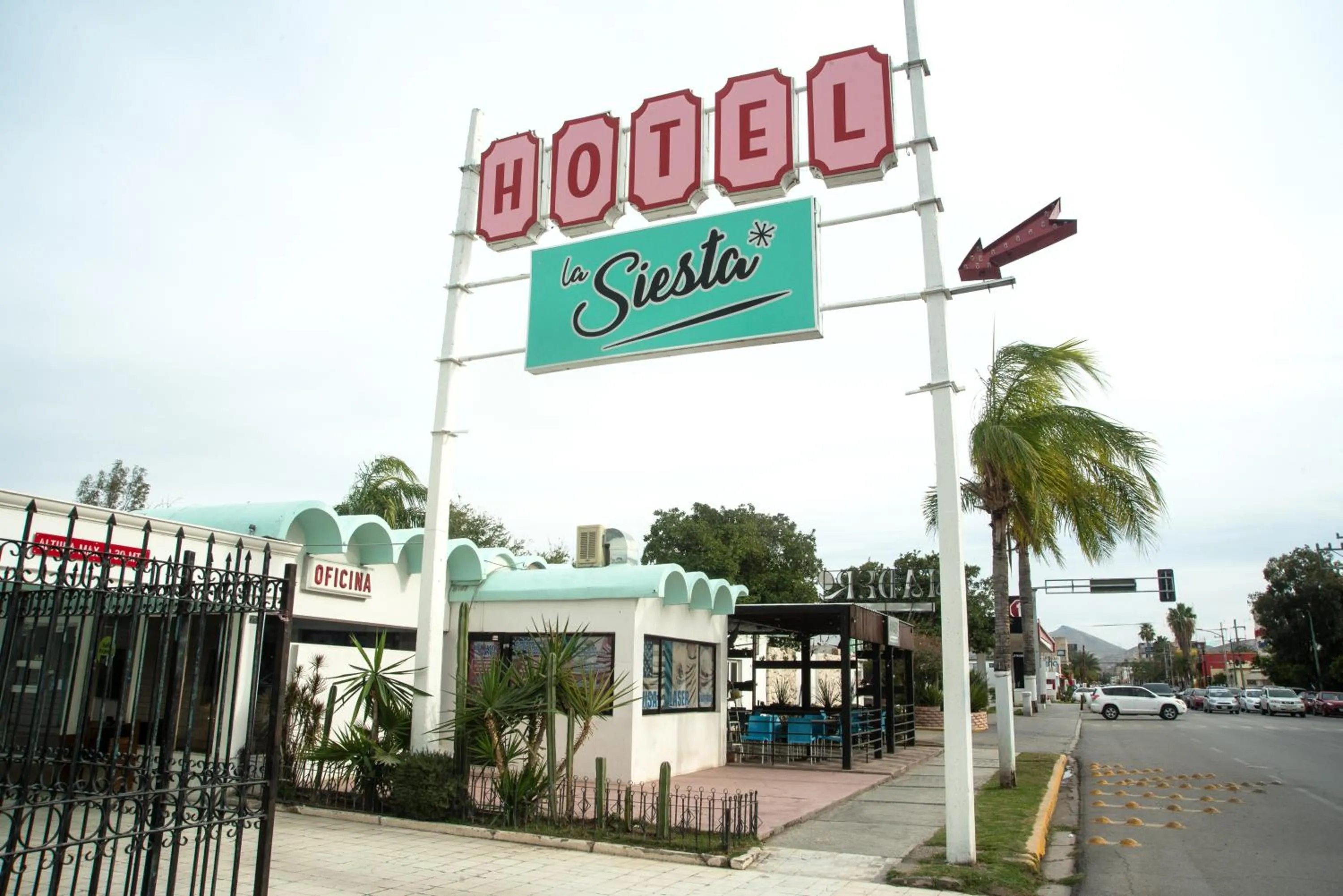 Facade/entrance in Hotel La Siesta, Gomez Palacio
