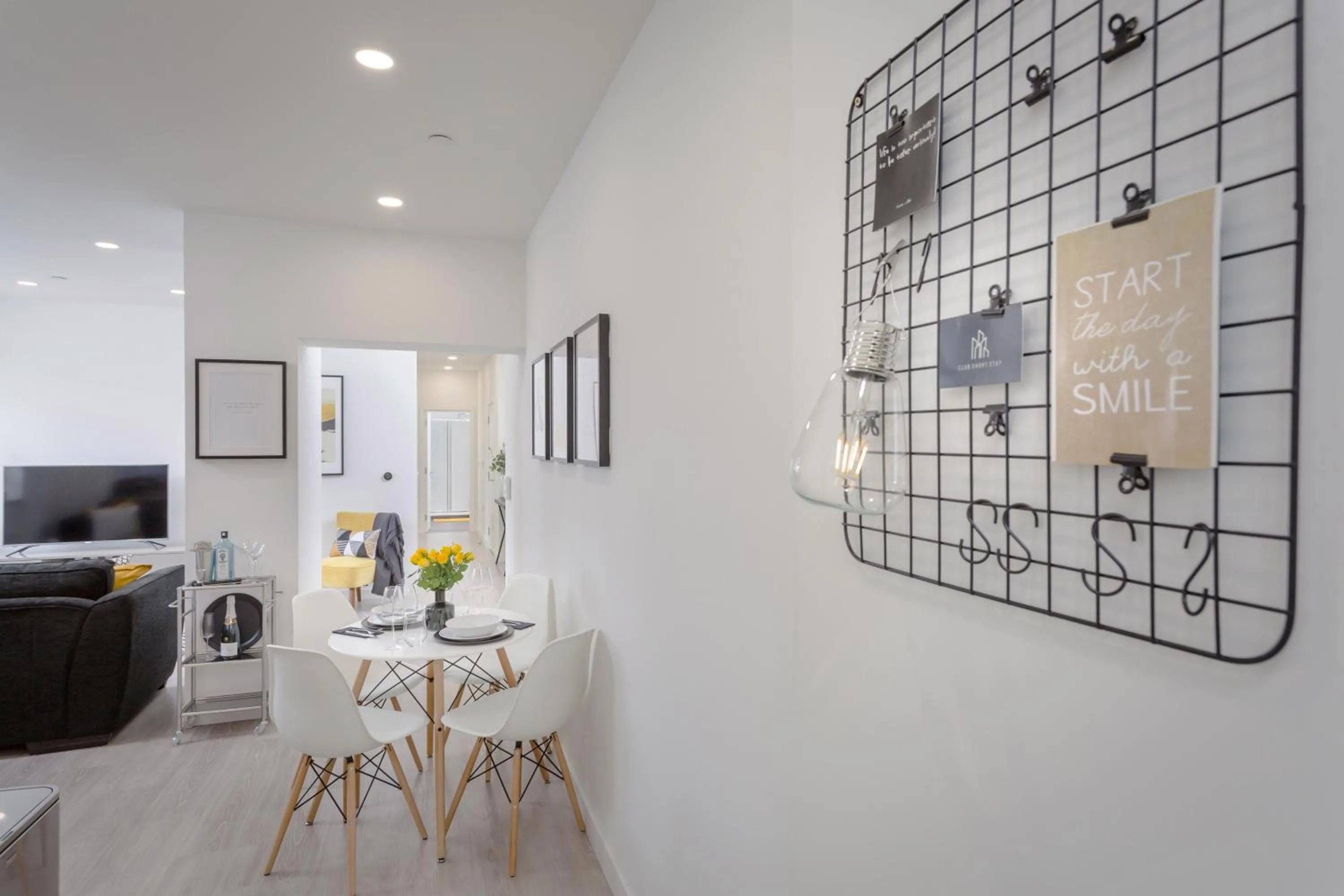 Living room in Luxury Serviced Apartments Stevenage, Hertfordshire