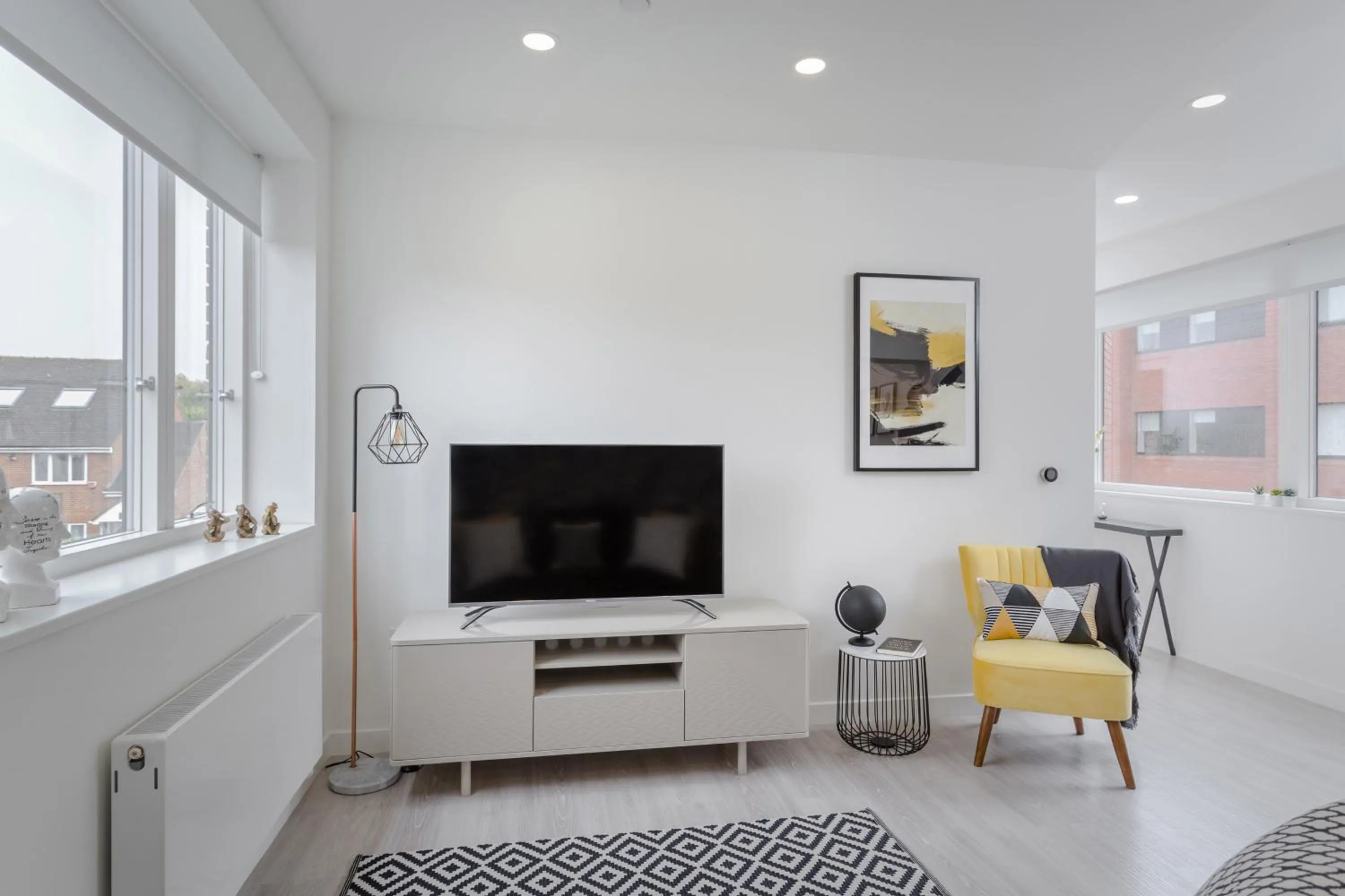 Living room in Luxury Serviced Apartments Stevenage, Hertfordshire