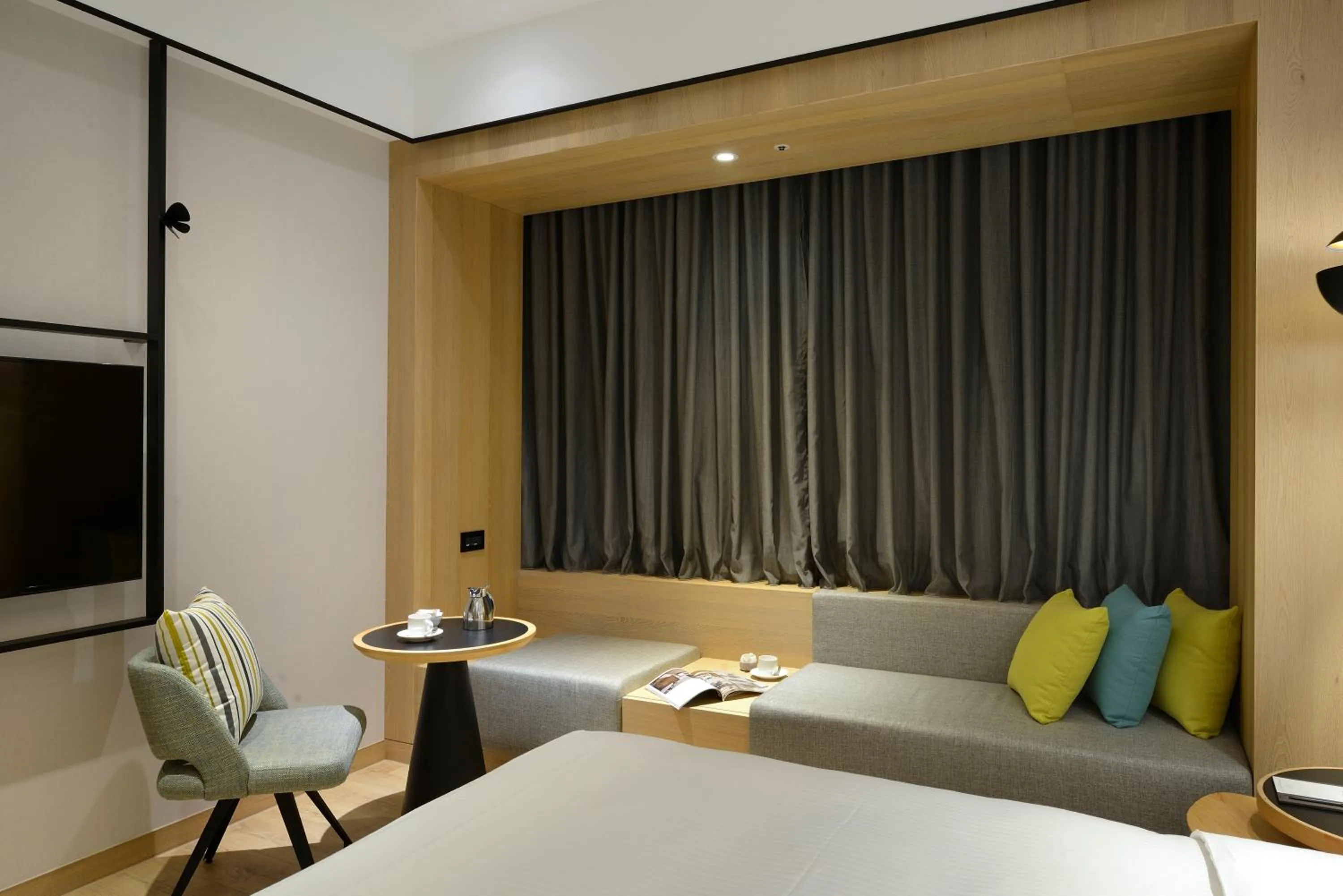 Bedroom, Bed in Evergreen Palace Hotel Chiayi