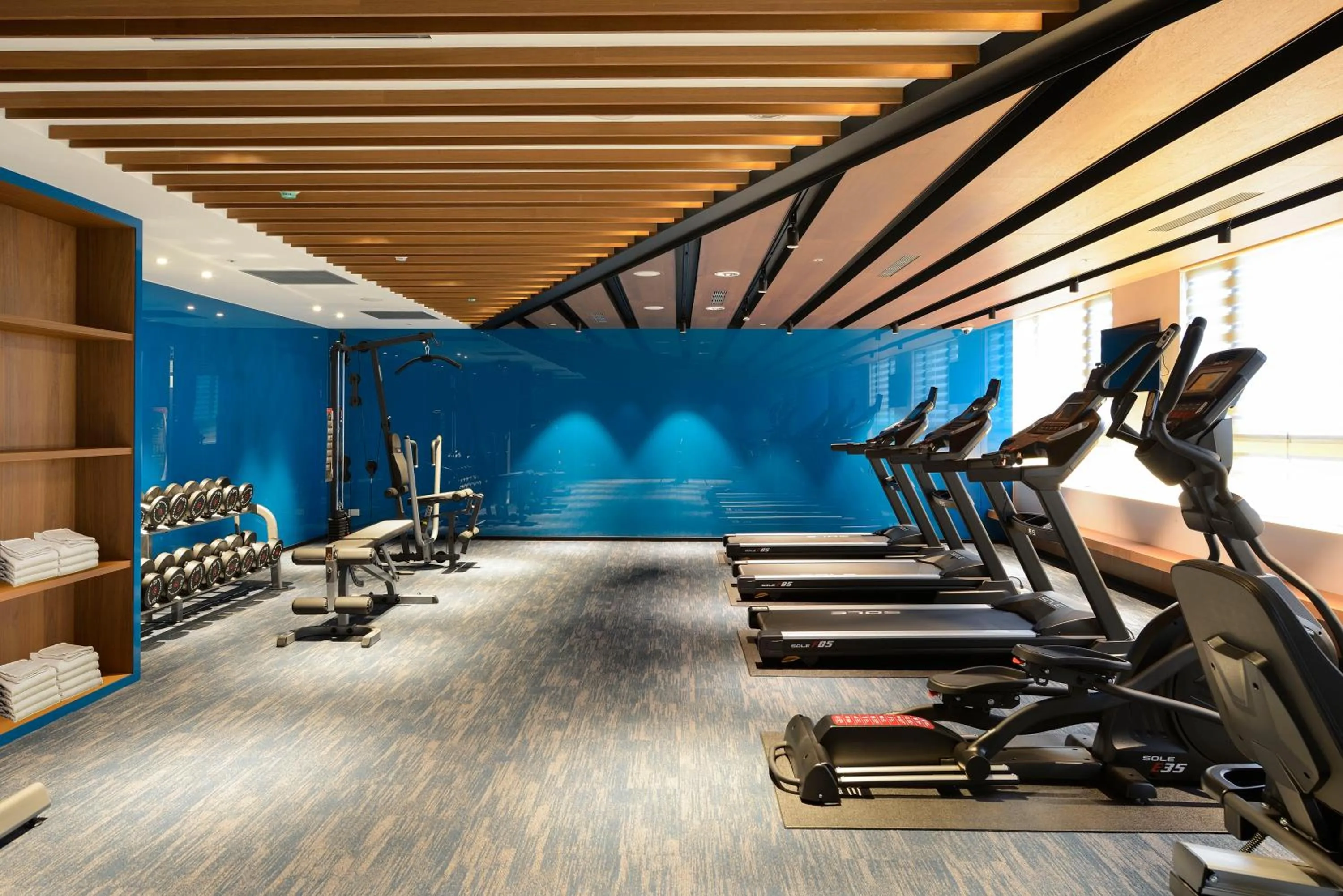 Fitness centre/facilities in Evergreen Palace Hotel Chiayi