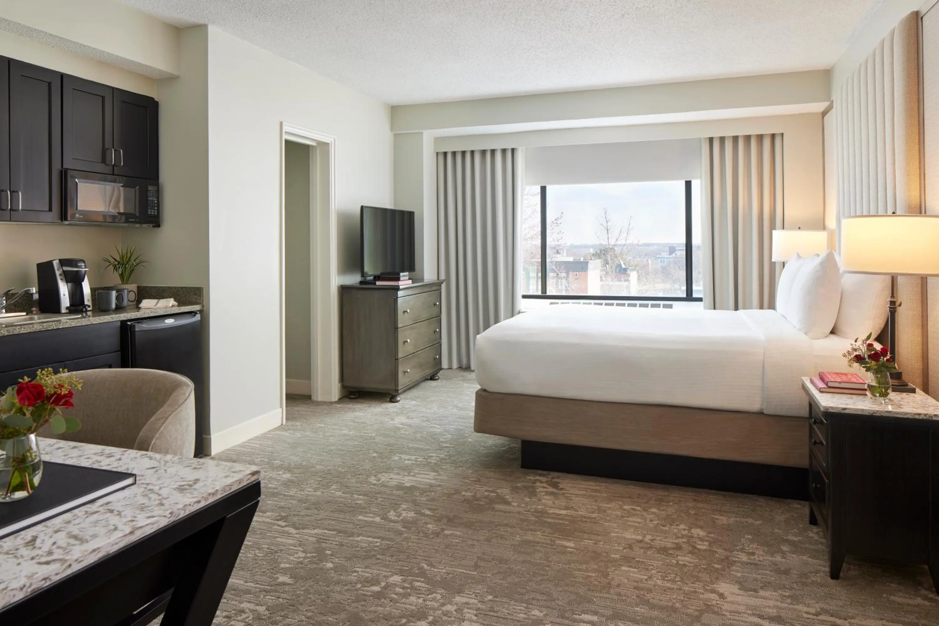 Bed in Capitol Hill Hotel