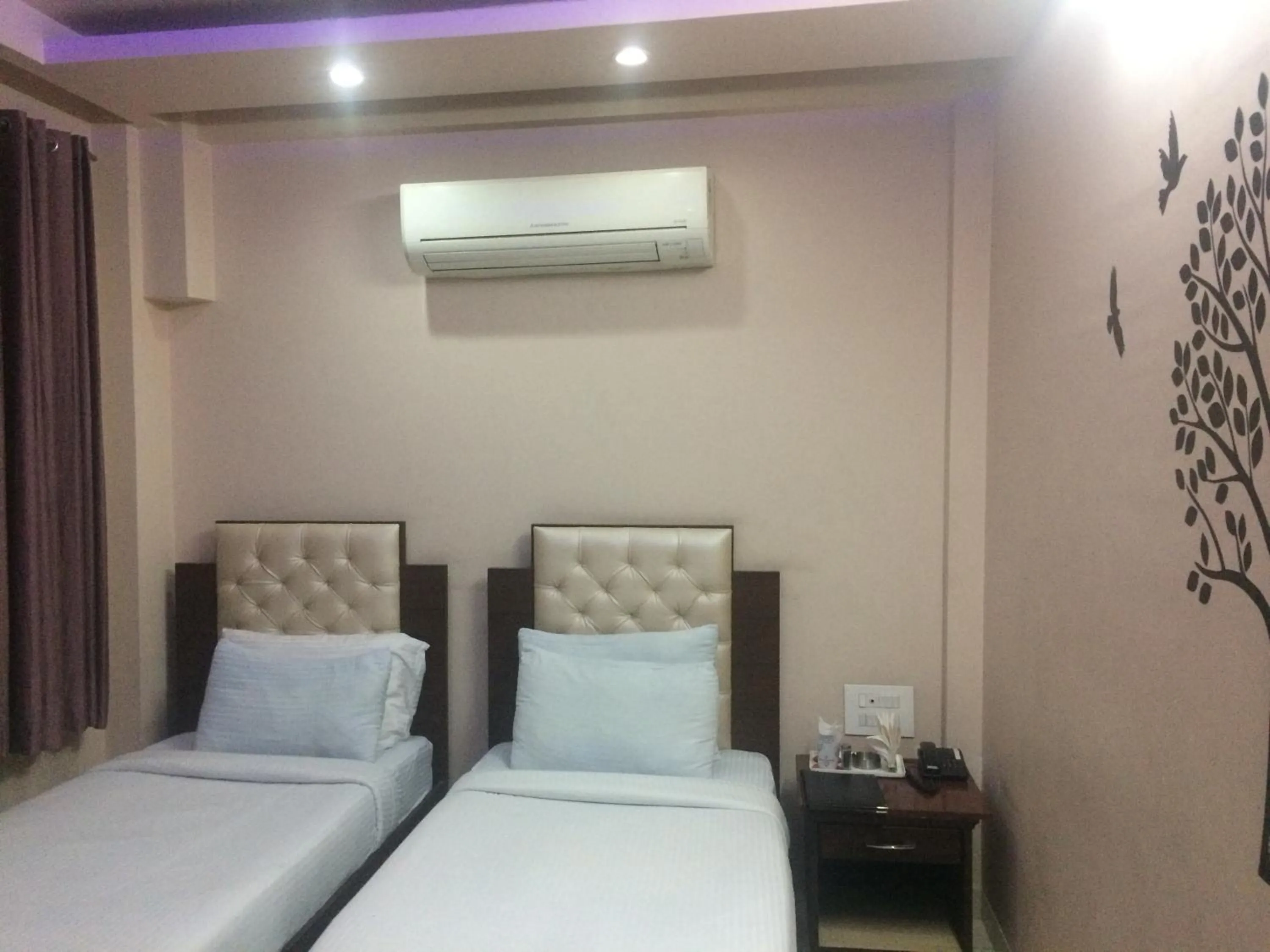 Bed in Leela Residency