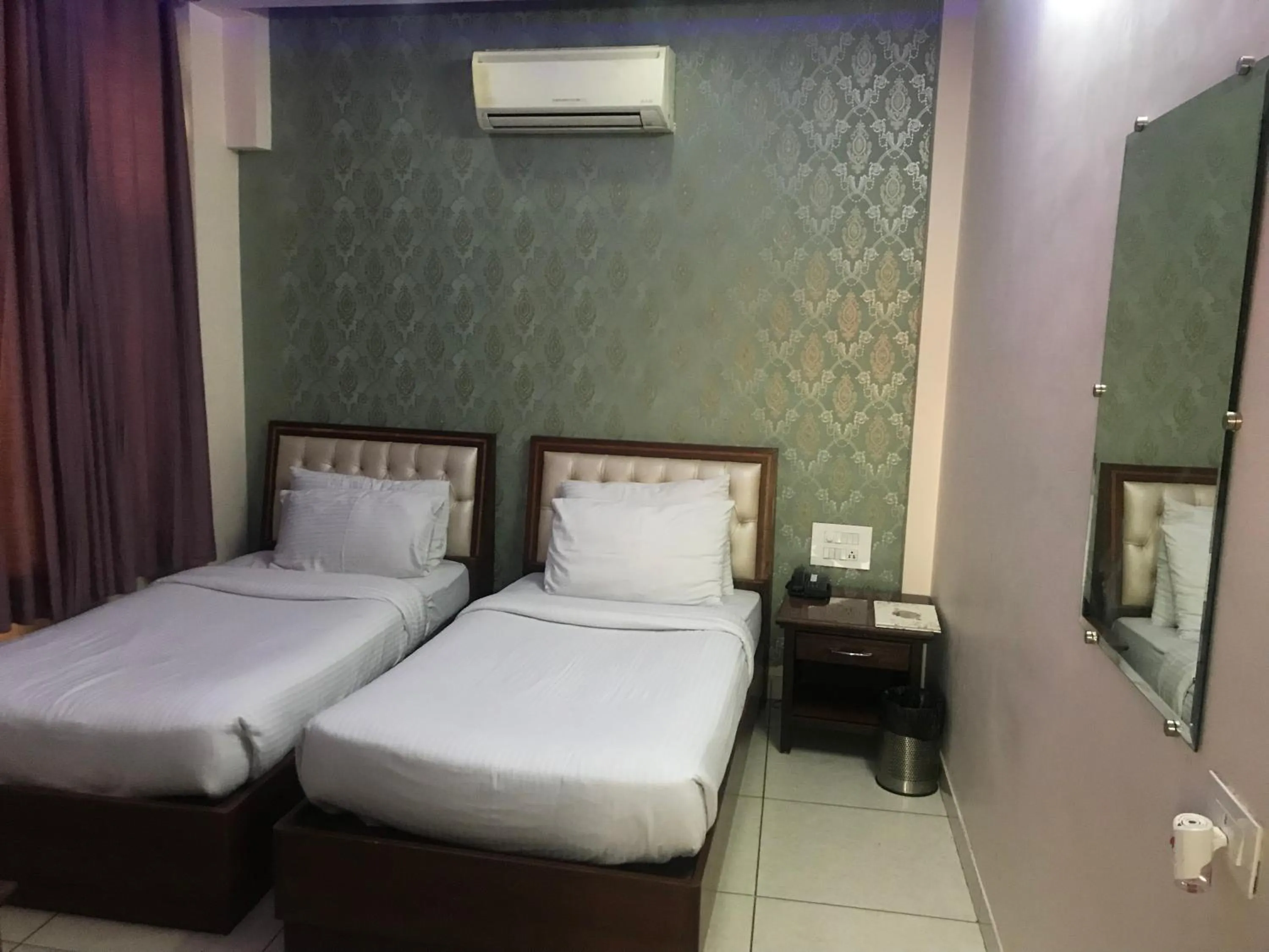 Bed in Leela Residency