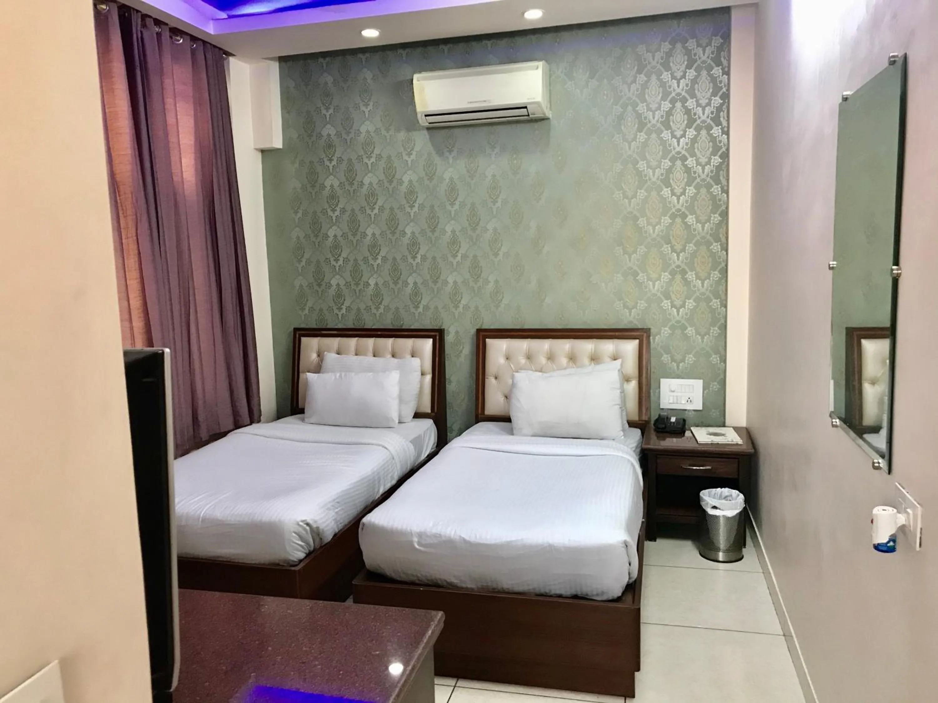 Bedroom, Bed in Leela Residency