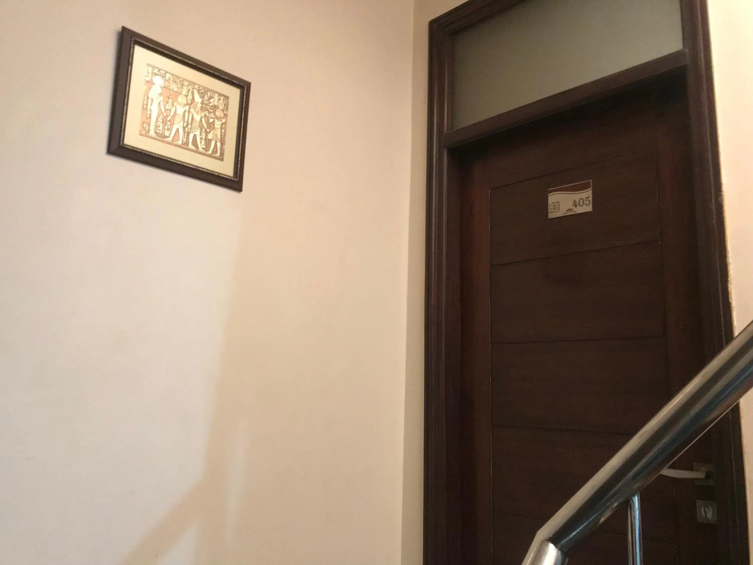 Facade/entrance in Leela Residency