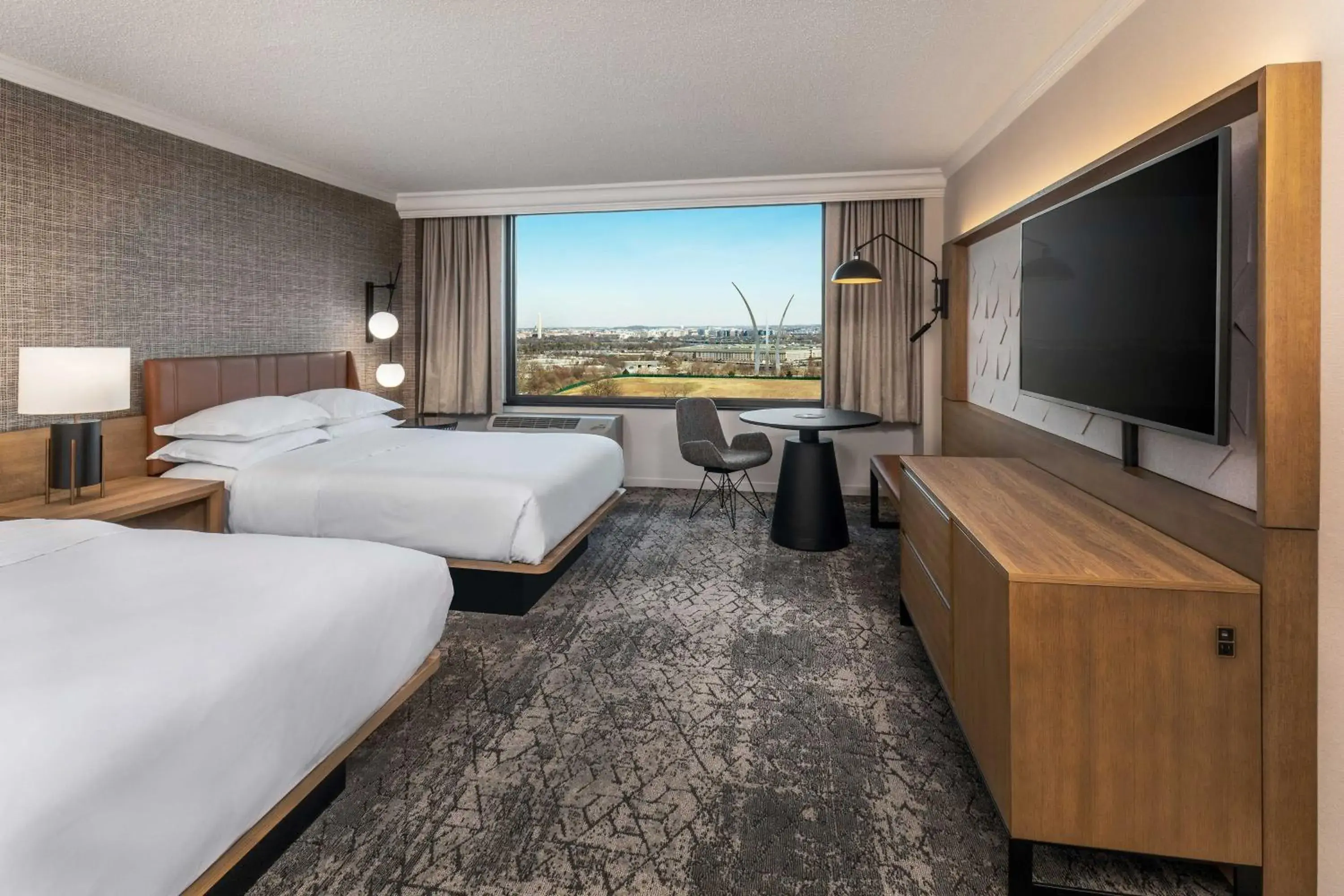 Guest room, 2 Double, Washington DC view, City view, Main in Sheraton Pentagon City Guest room, 2 Double, Washington DC view, City view, Main in Sheraton Pentagon City