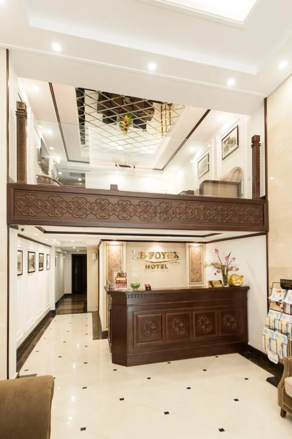 Lobby or reception in Lefoyer Hotel