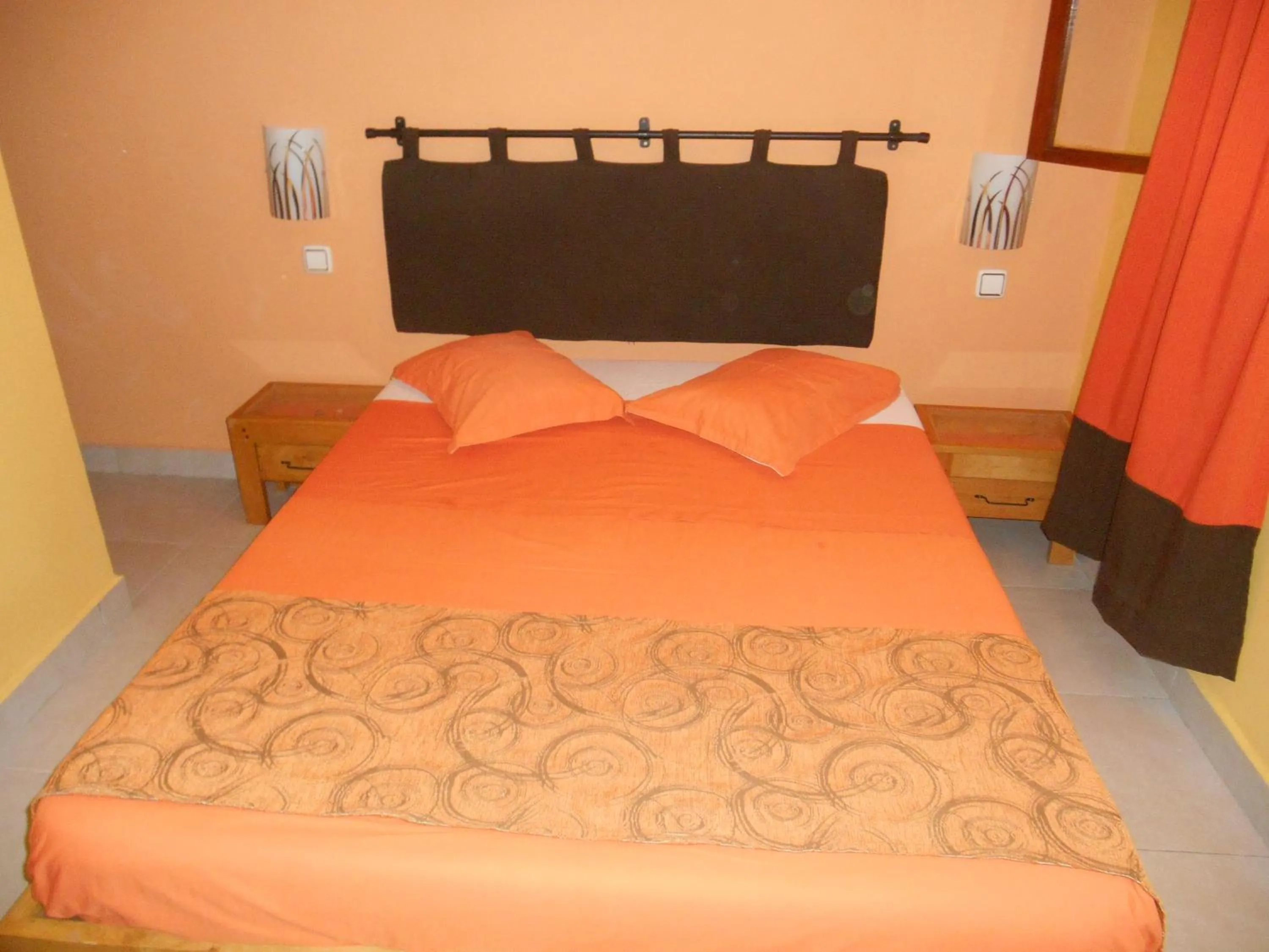 Bed in hotel trecicogne