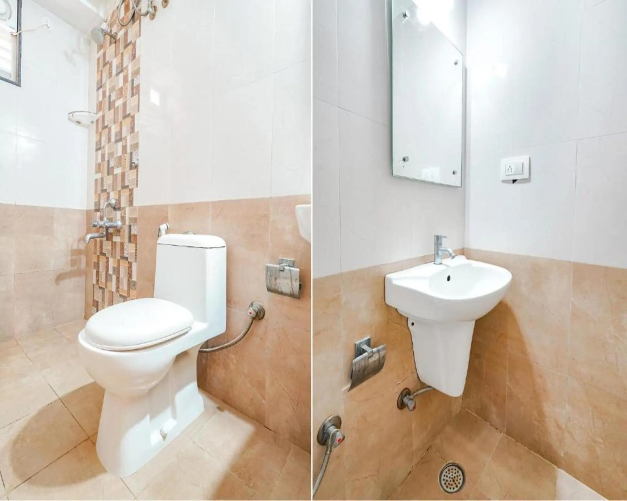 Bathroom in FabExpress Kings Suites HRBR Layout - Nr Manyata Tech Park