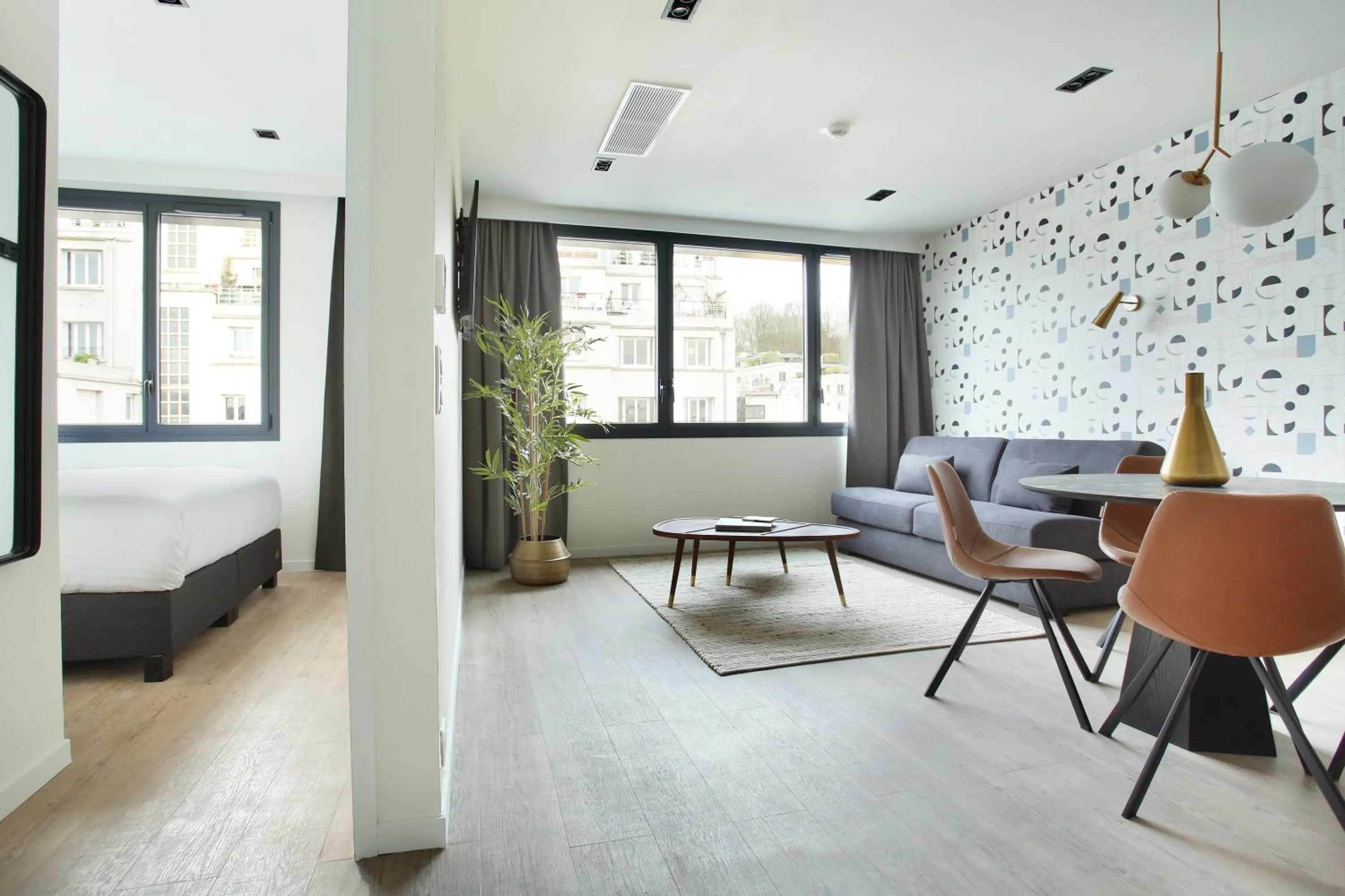 Living room in YAYS Paris Issy by Numa