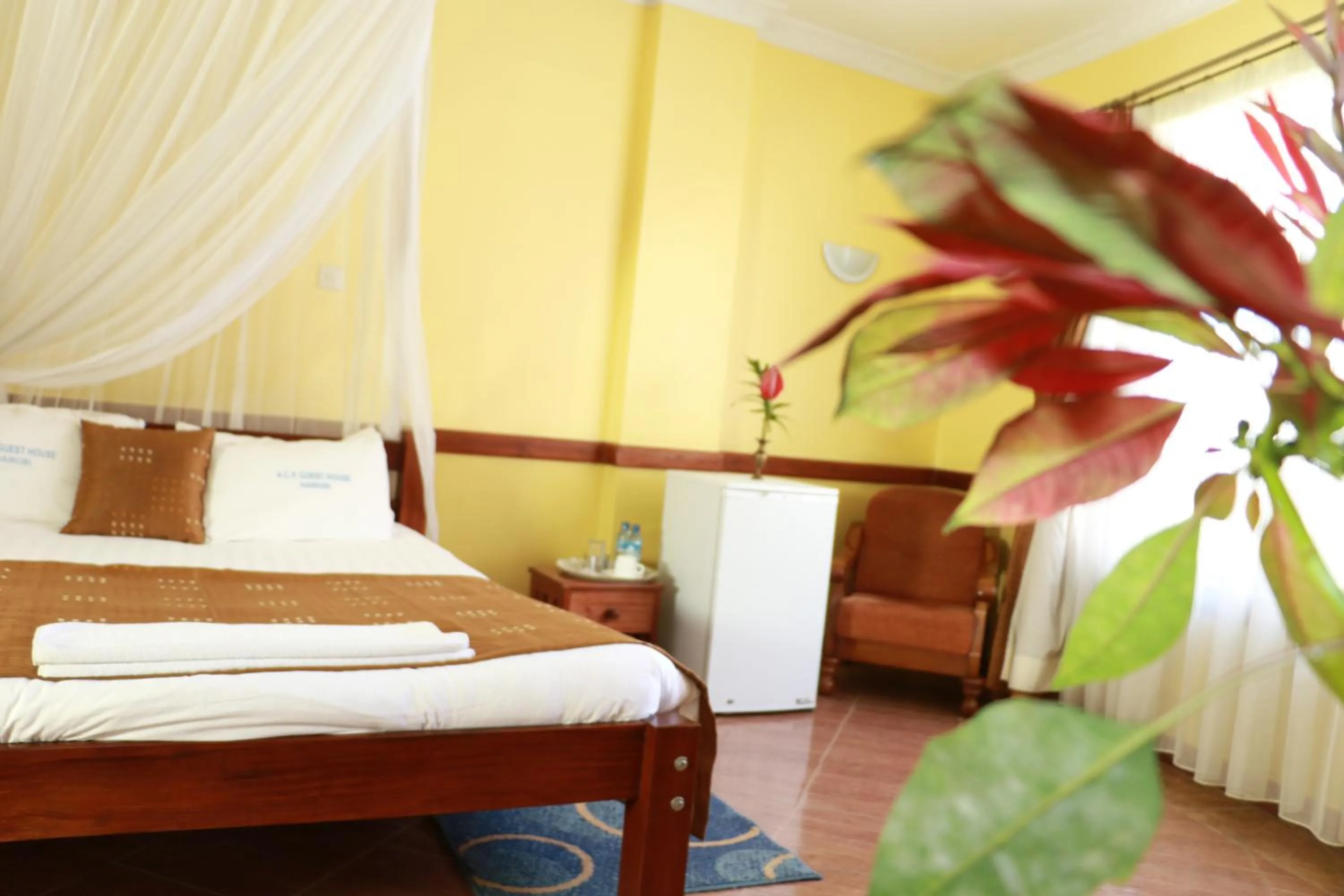Bed in ACK Guest House Nairobi