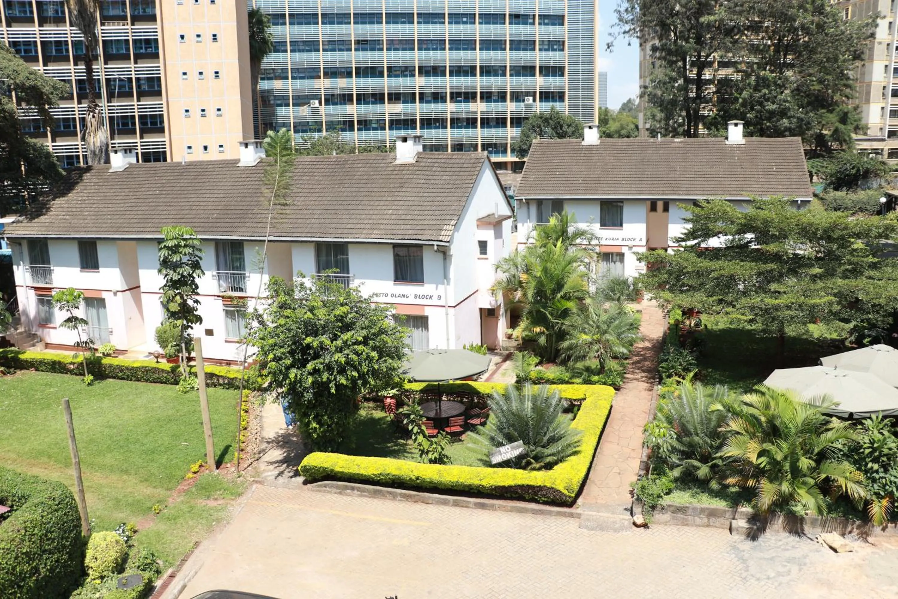 Garden in ACK Guest House Nairobi