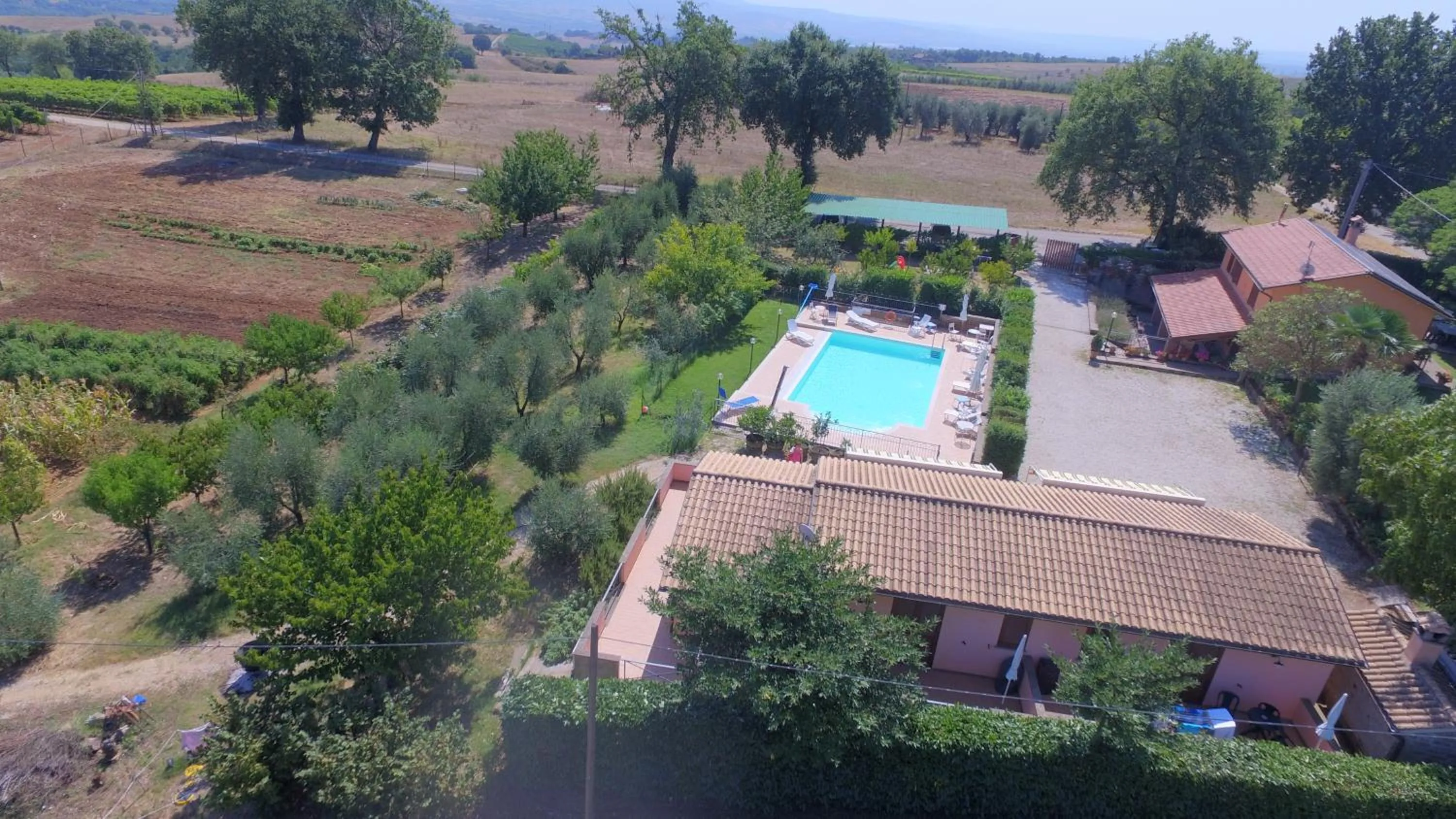 Bird's eye view in Casa Vacanza Malescale