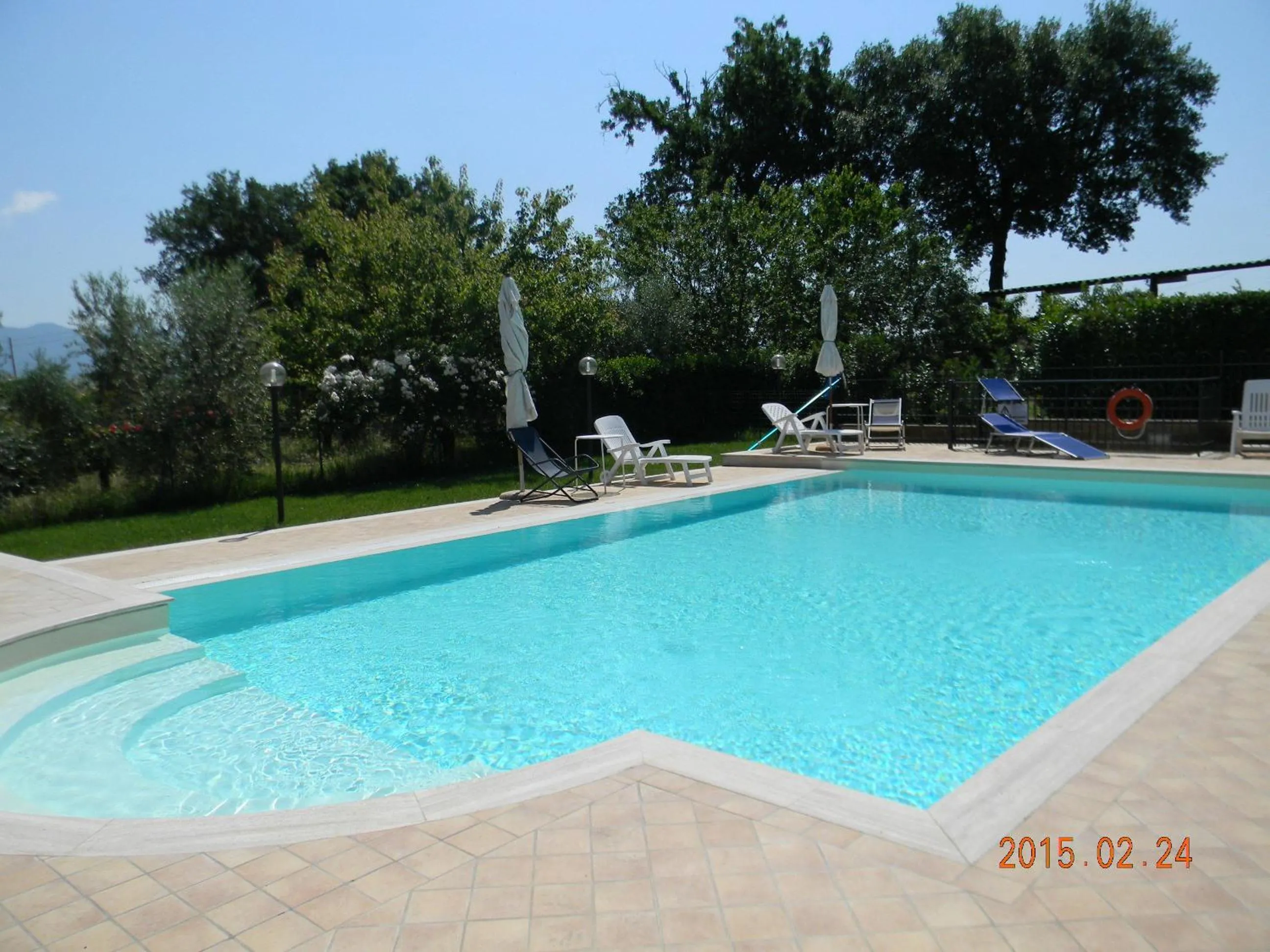 Swimming pool in Casa Vacanza Malescale