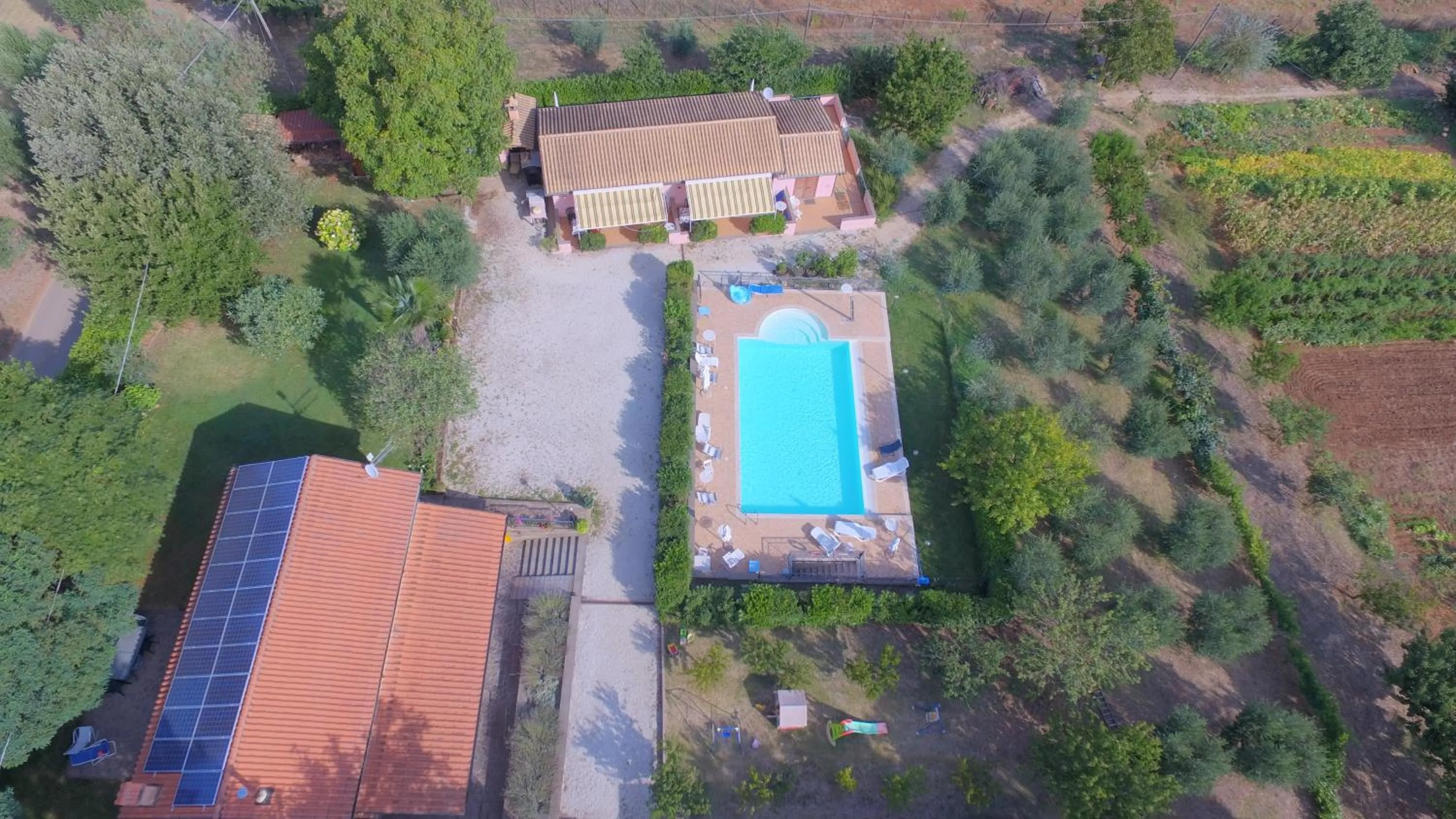 Bird's eye view in Casa Vacanza Malescale