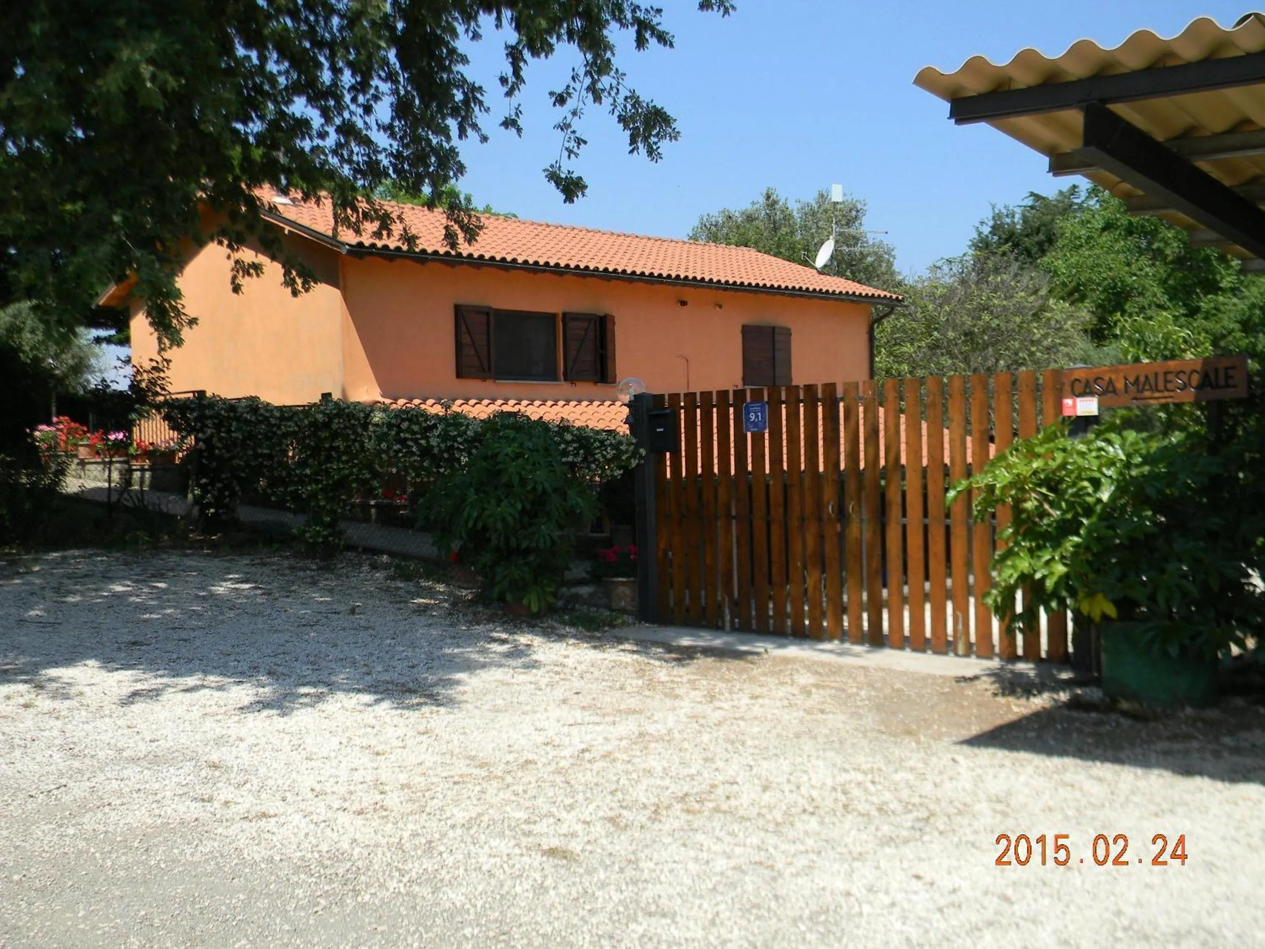 Facade/entrance in Casa Vacanza Malescale
