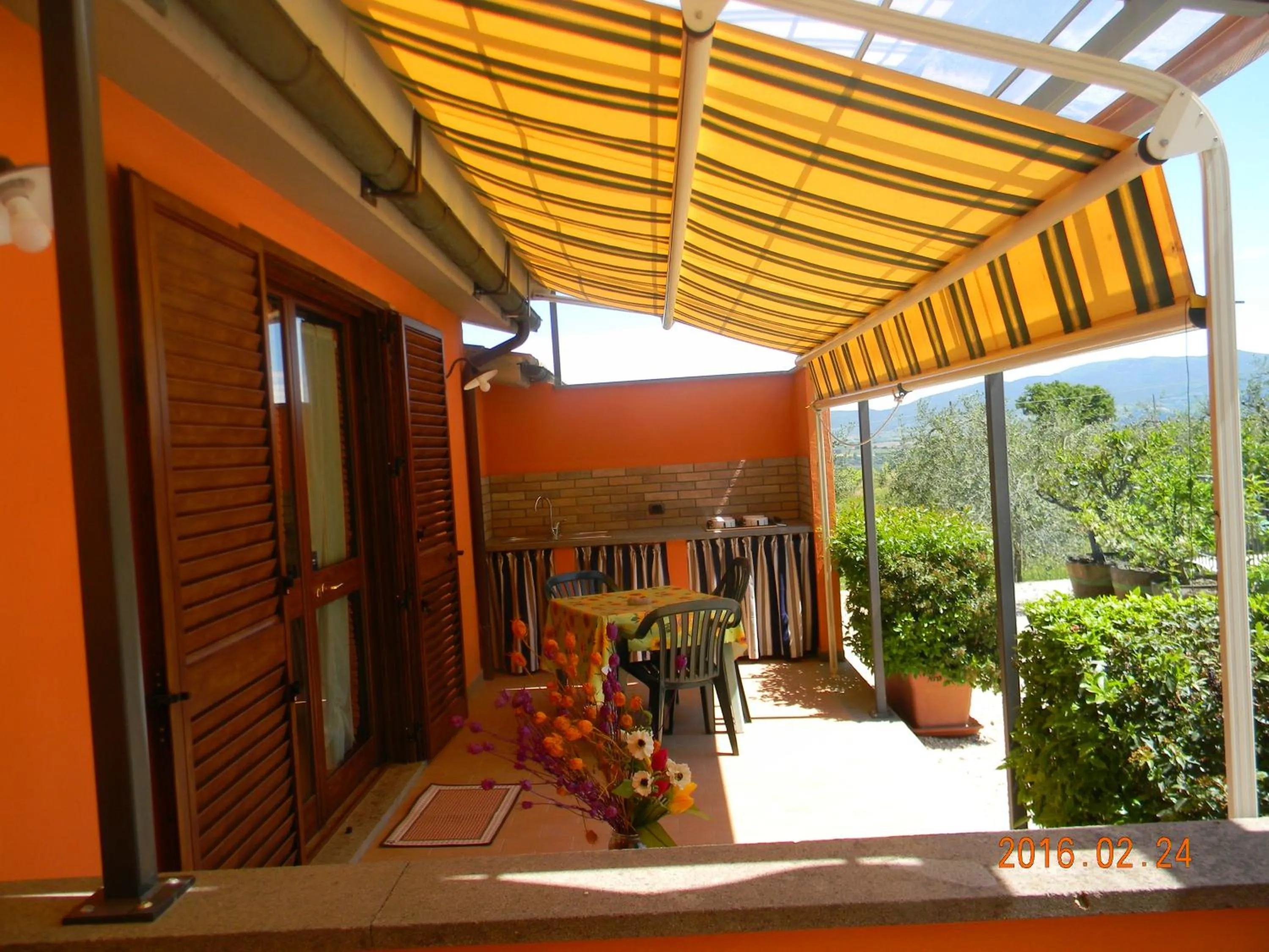 Text overlay in Casa Vacanza Malescale