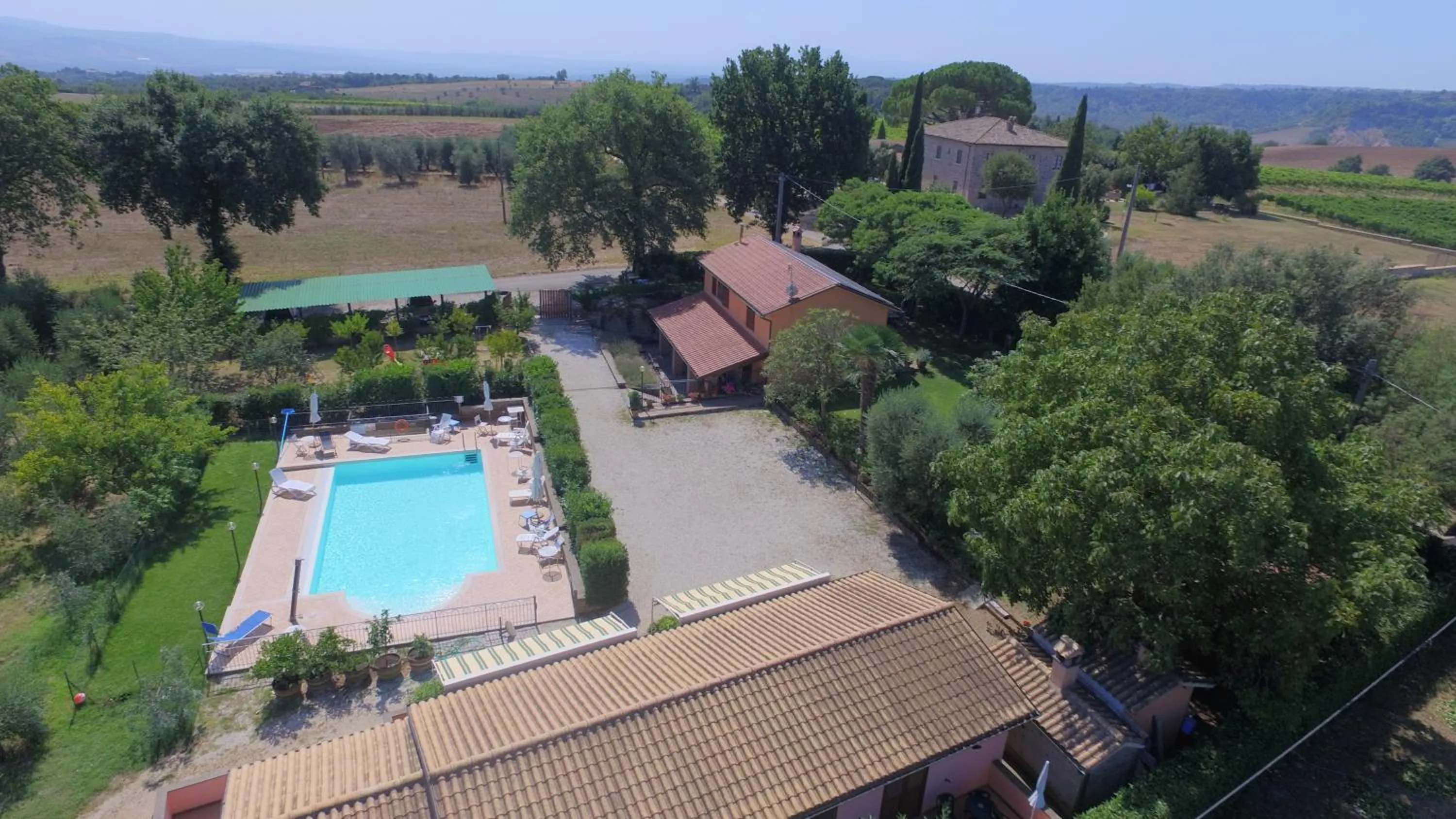 Bird's eye view in Casa Vacanza Malescale