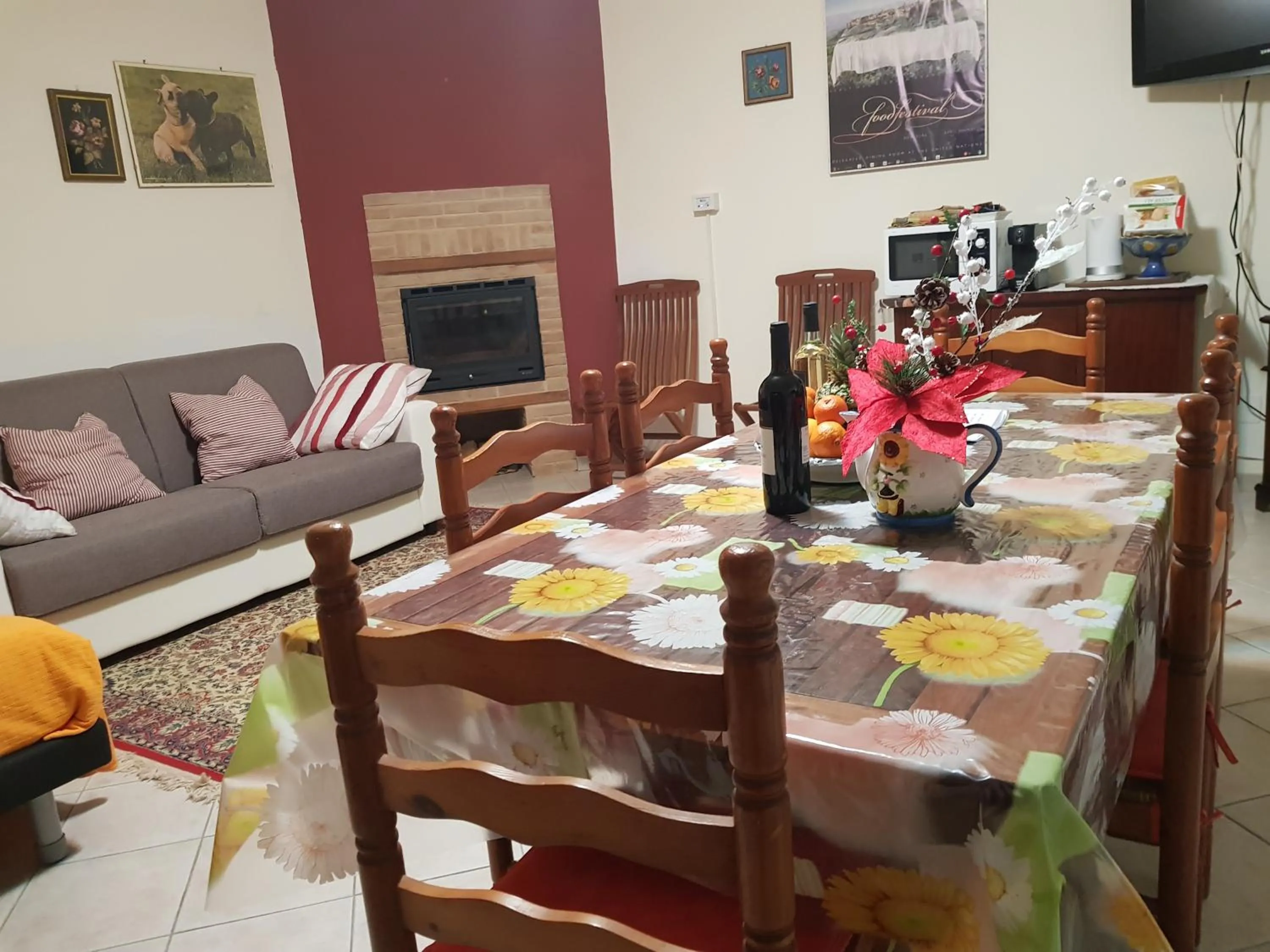 Text overlay in Casa Vacanza Malescale