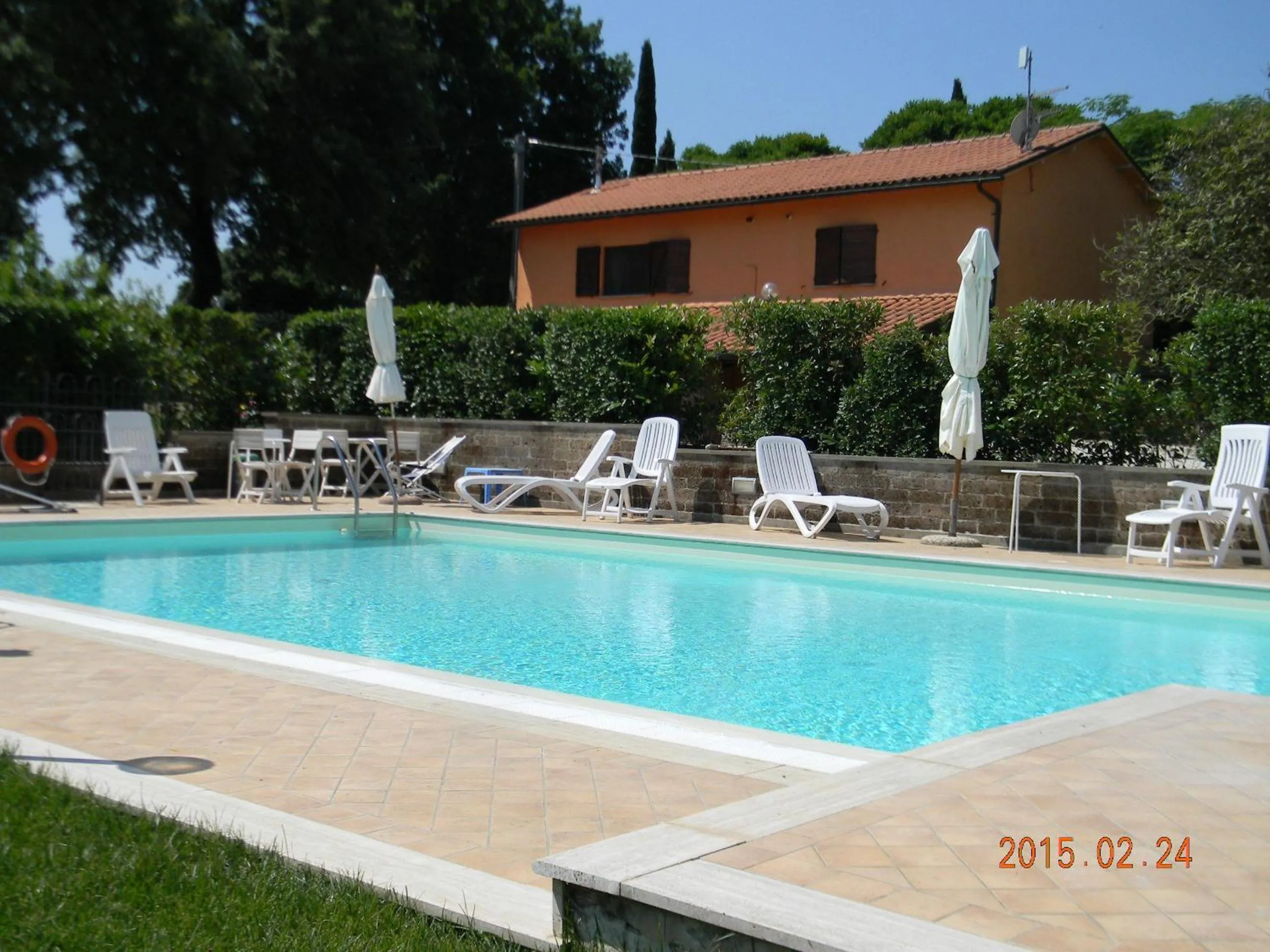 Swimming pool in Casa Vacanza Malescale